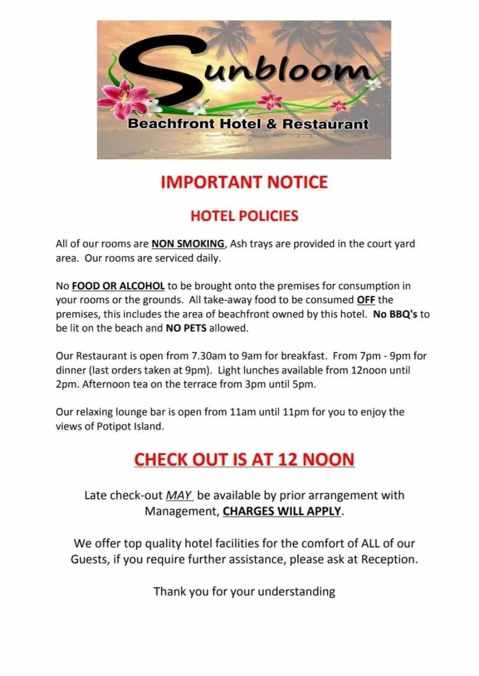 Sunbloom Beachfront Hotel and Restaurant Zambales