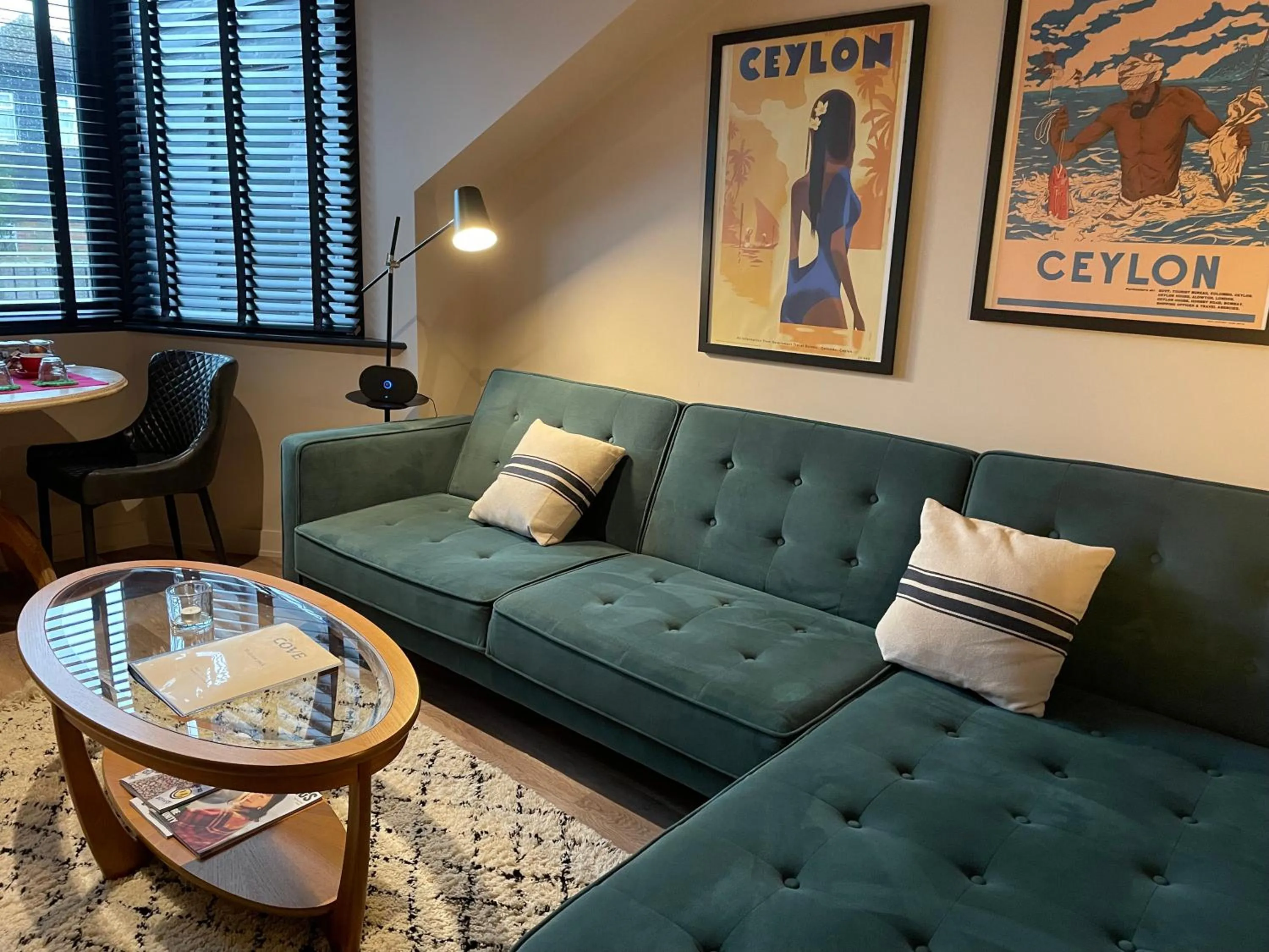 Living room in Fairlight Cove