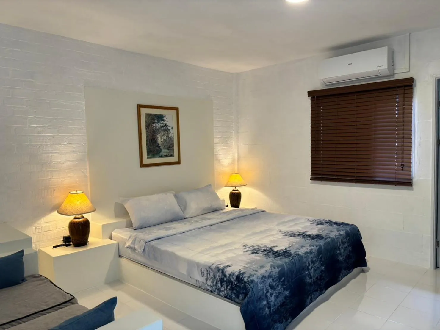 Bed in Baansuan Suksangob Farm Stay