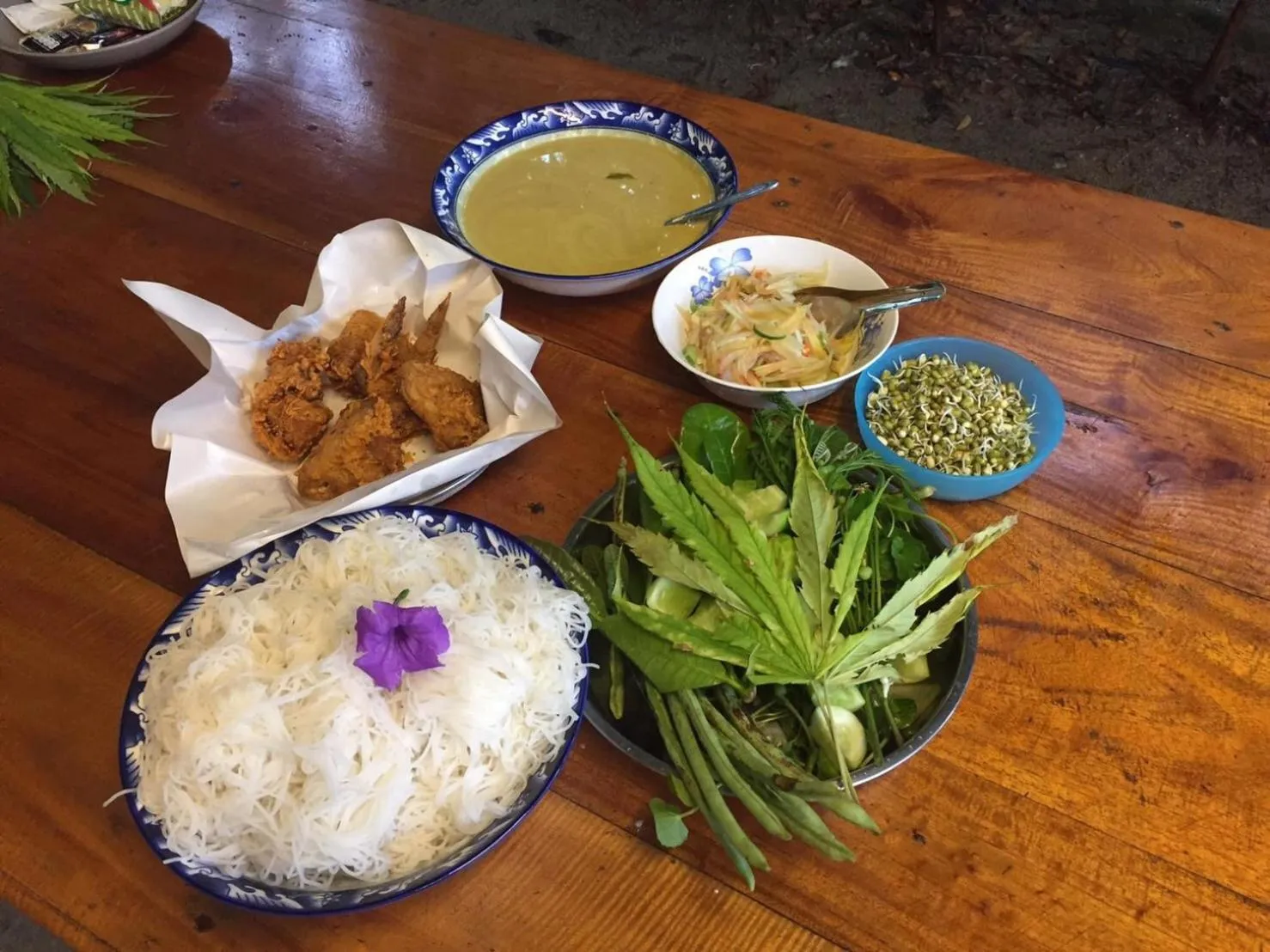 Breakfast in Baansuan Suksangob Farm Stay