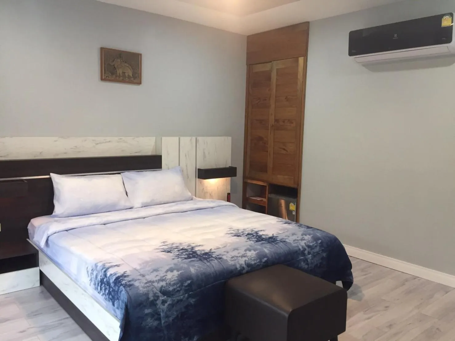 Bed in Baansuan Suksangob Farm Stay