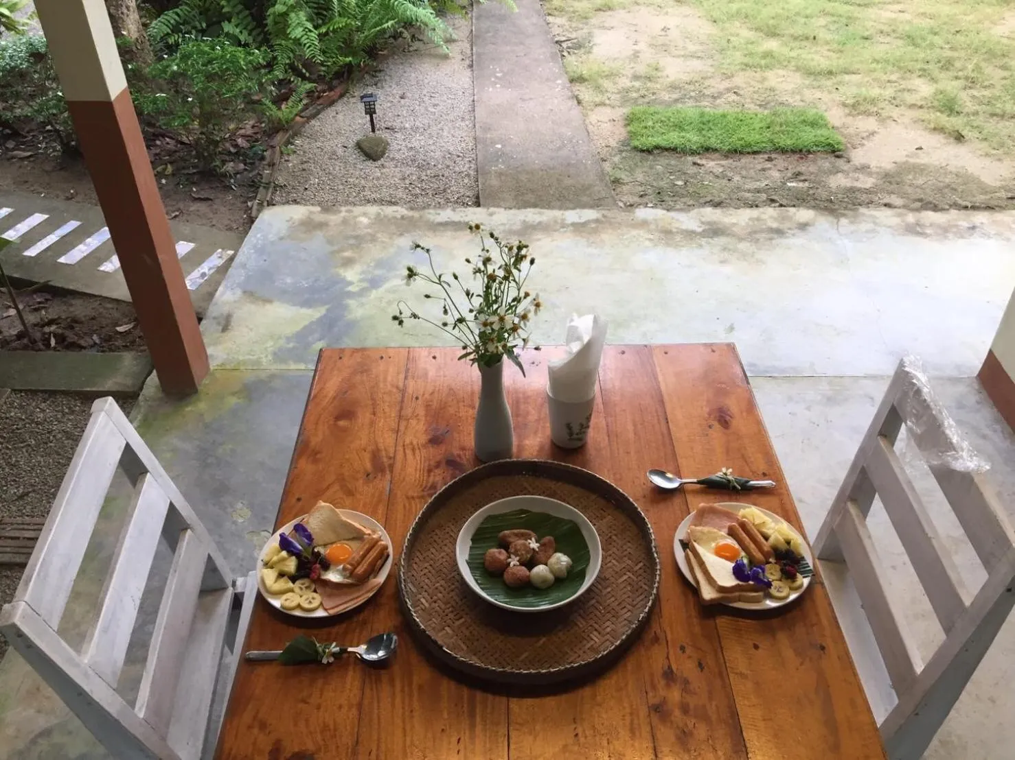 Dining area in Baansuan Suksangob Farm Stay