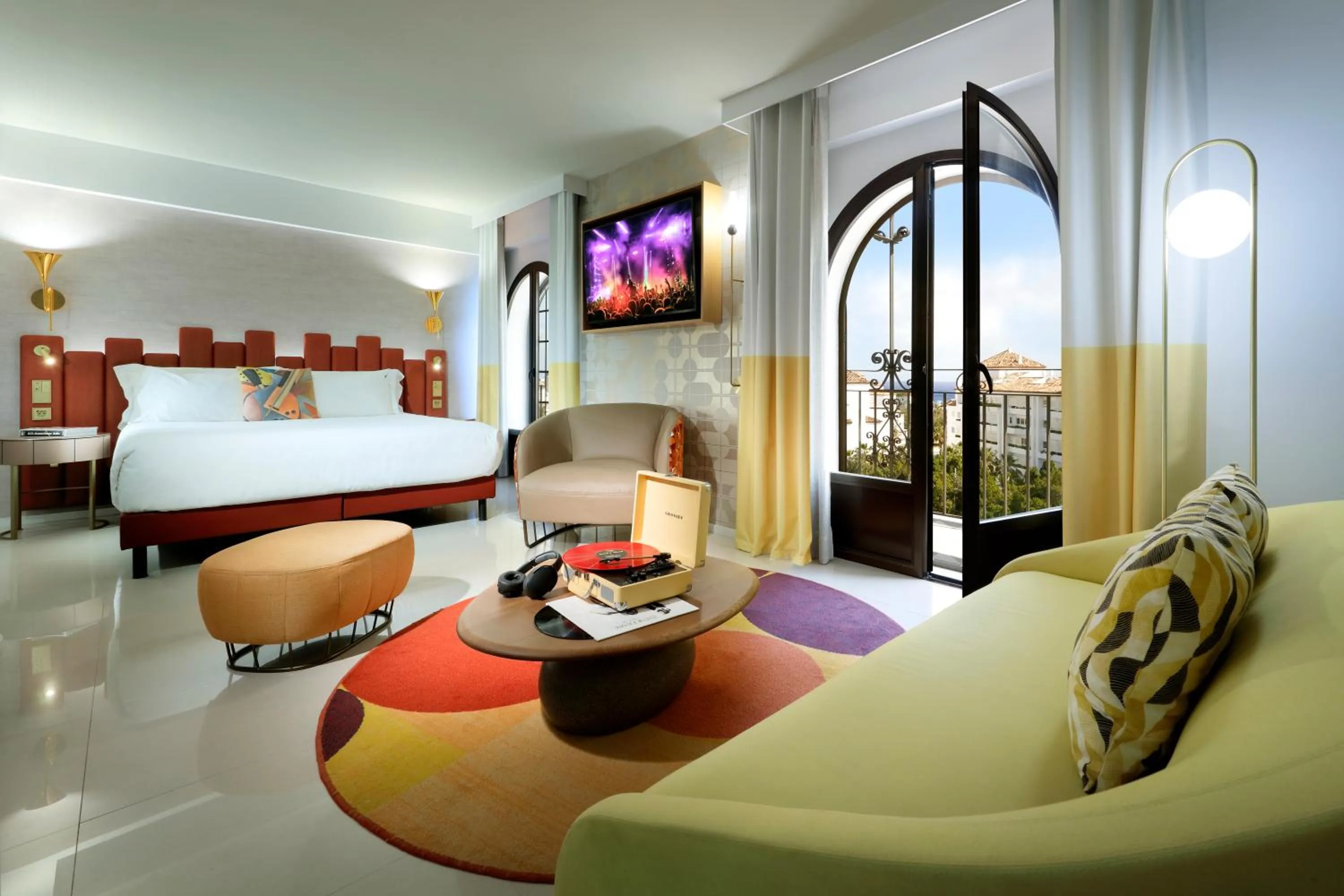 Photo of the whole room, Bed in Hard Rock Hotel Marbella - Puerto Banús
