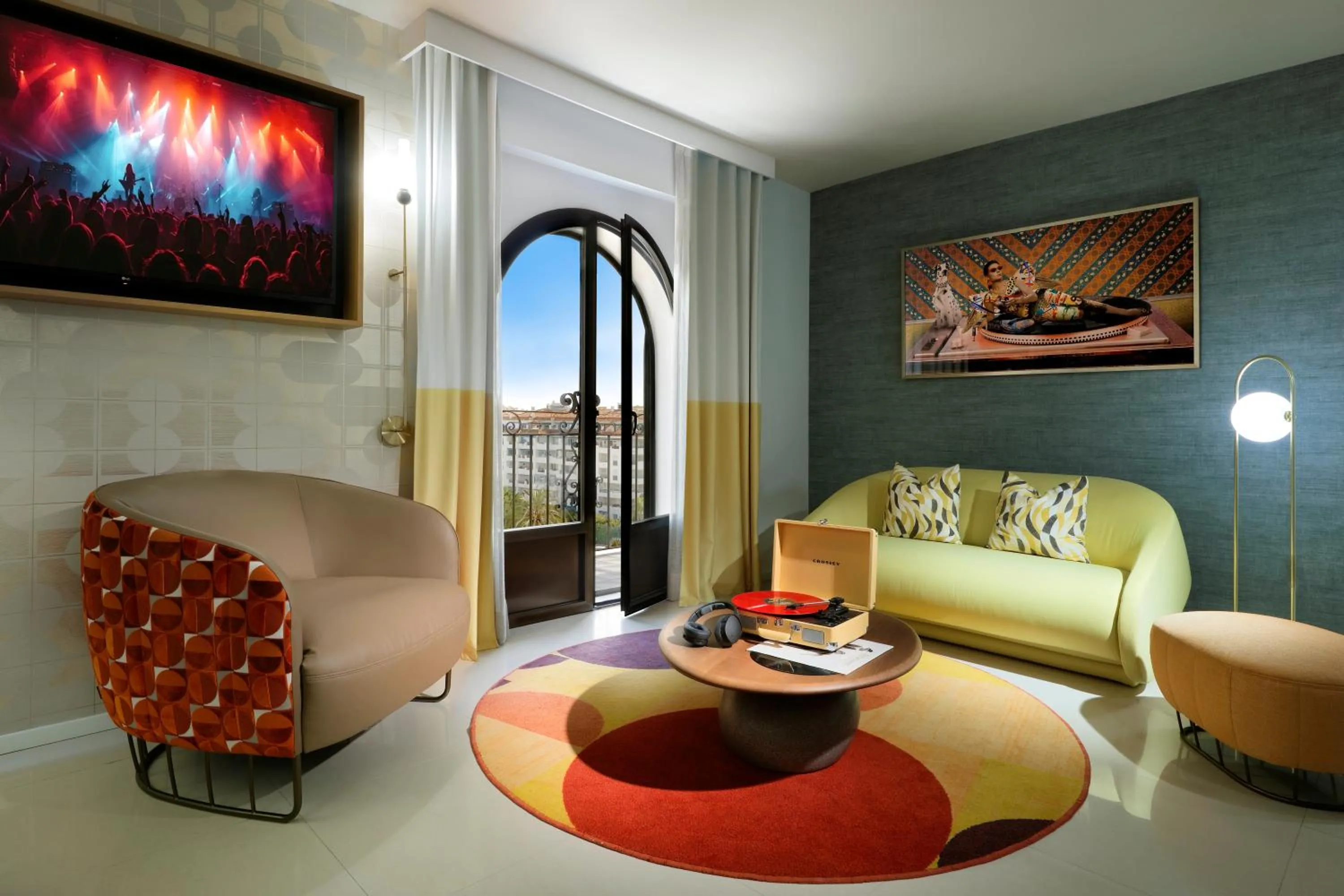 Seating area in Hard Rock Hotel Marbella - Puerto Banús