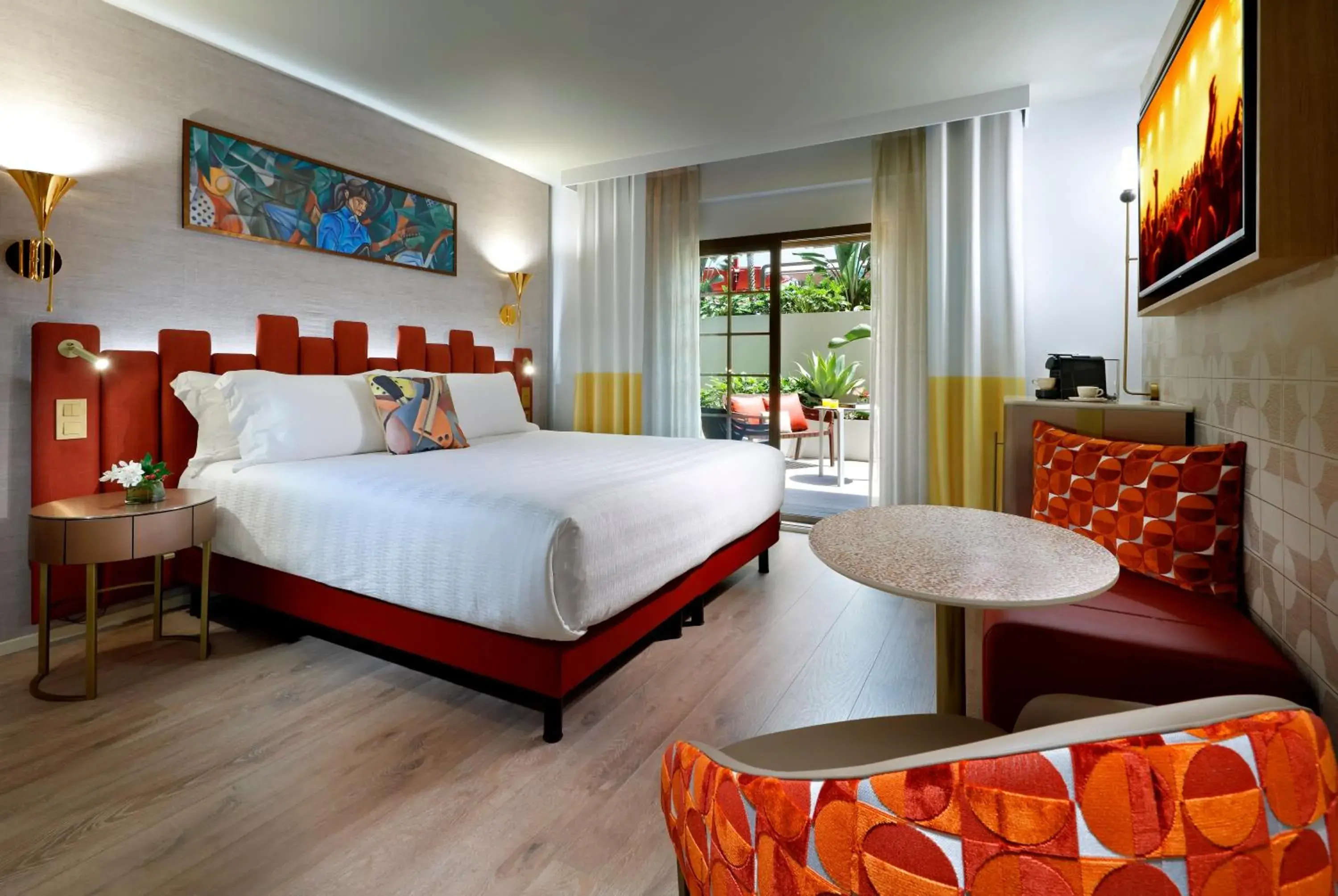 Deluxe Twin Room with Terrace in Hard Rock Hotel Marbella - Puerto Banús Deluxe Twin Room with Terrace in Hard Rock Hotel Marbella - Puerto Banús