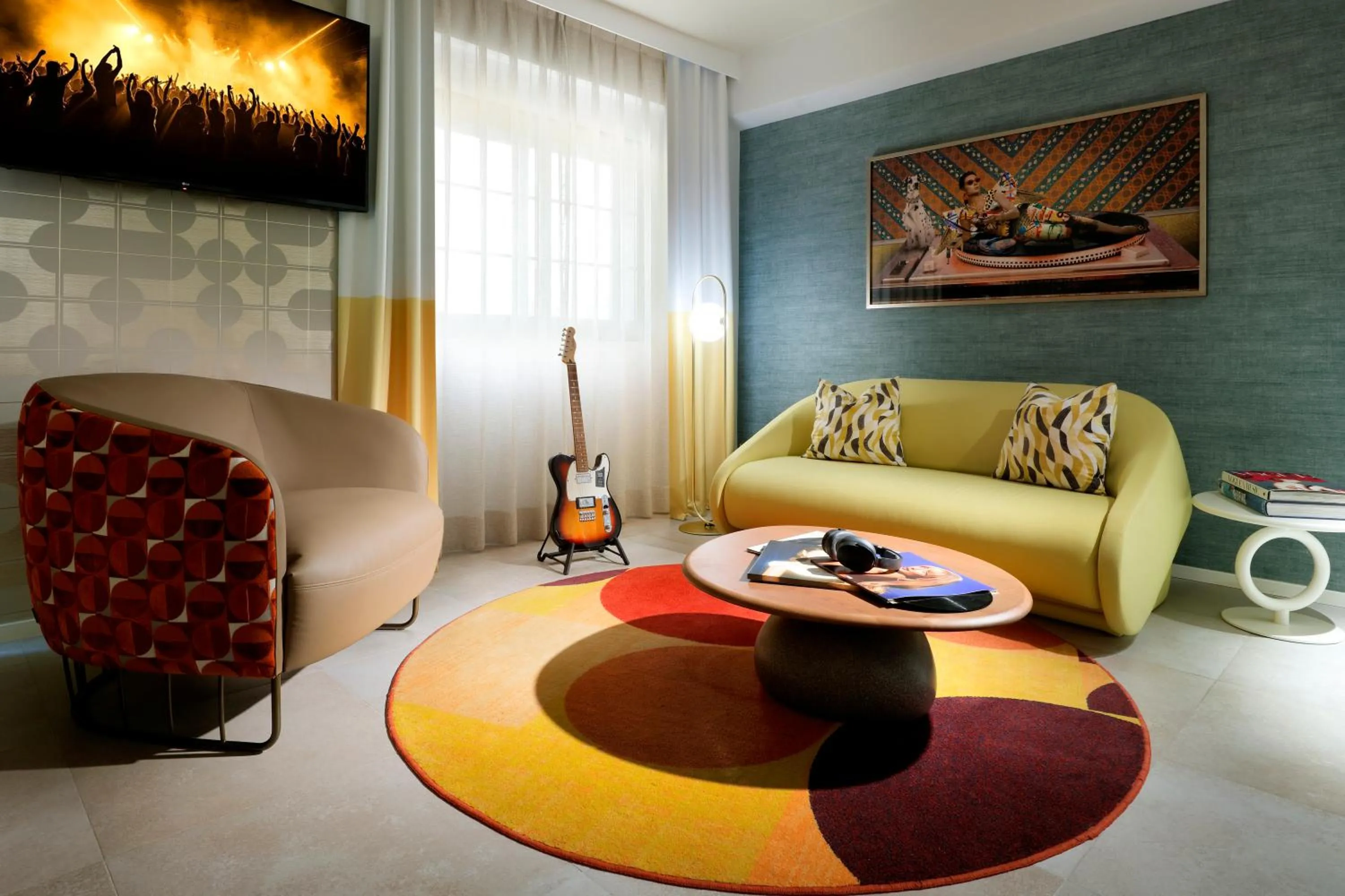 Seating area in Hard Rock Hotel Marbella - Puerto Banús