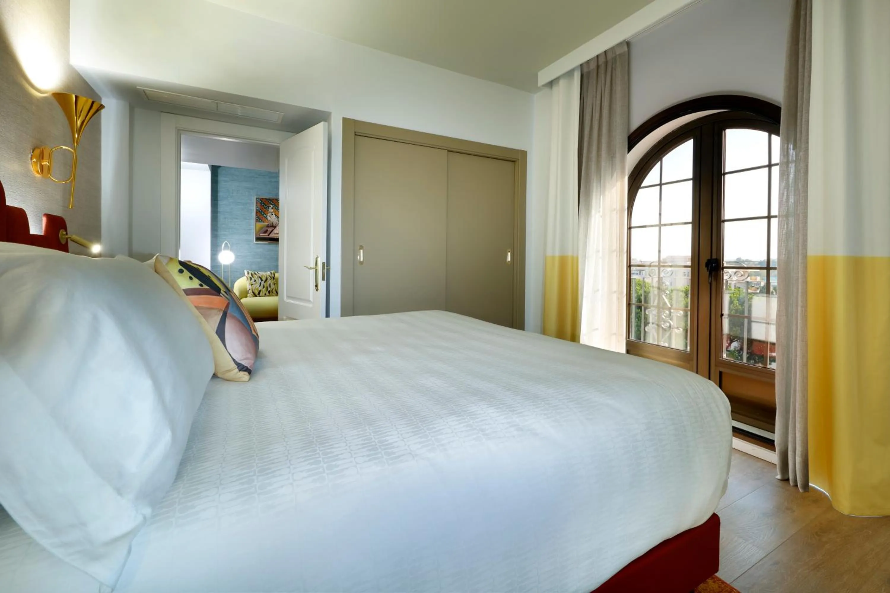 Bedroom, Bed in Hard Rock Hotel Marbella - Puerto Banús