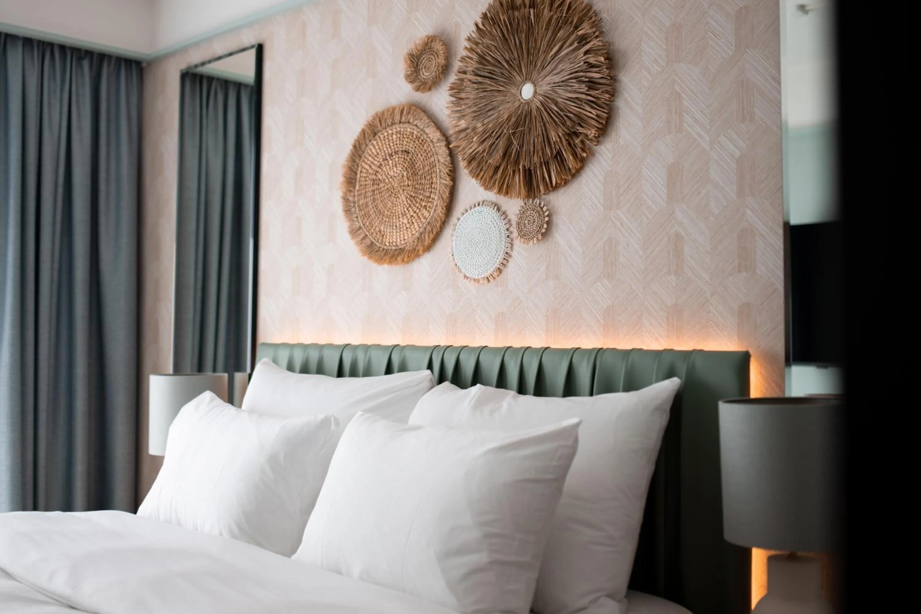 Bed in Hotel Riviera