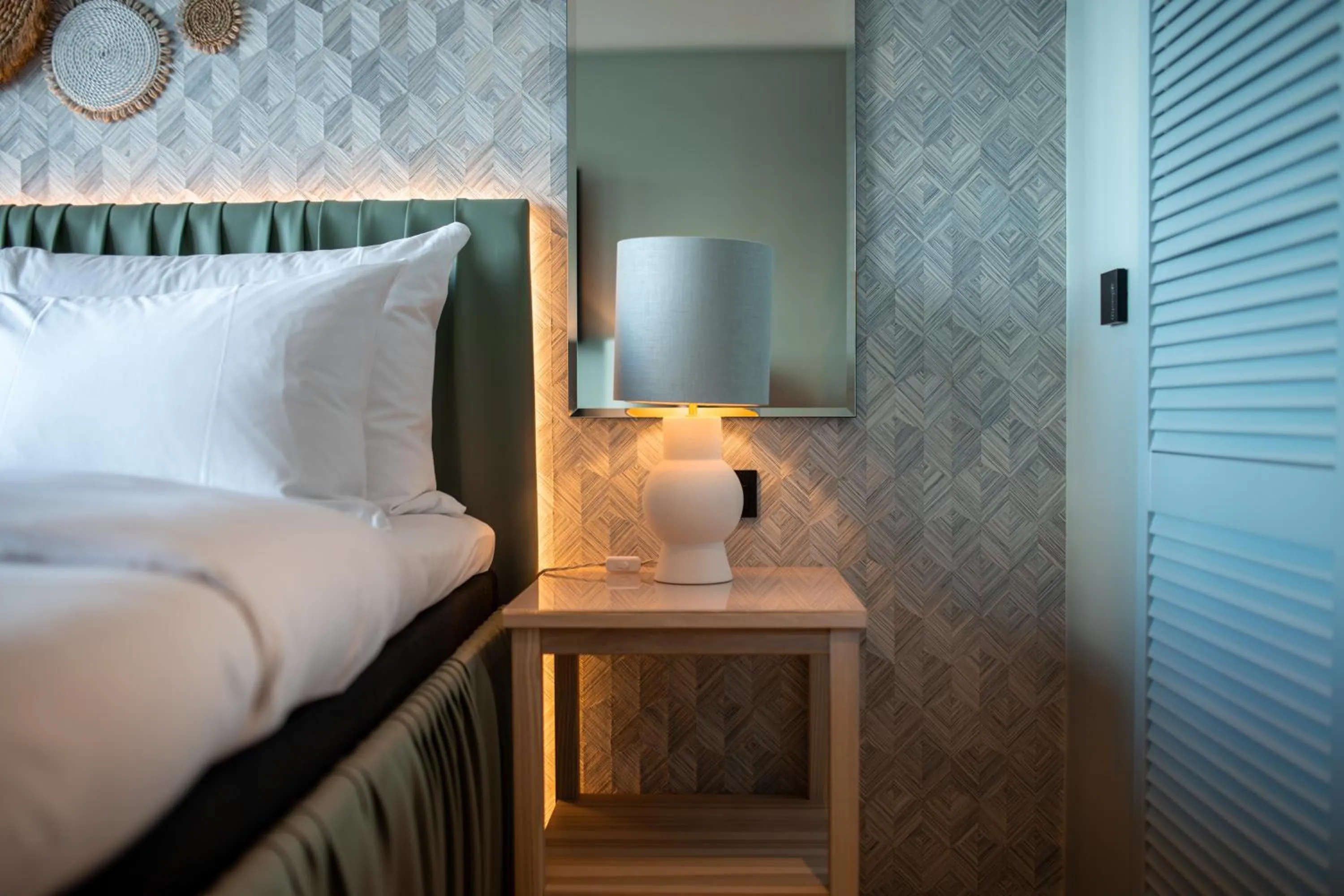 Bed in Hotel Riviera