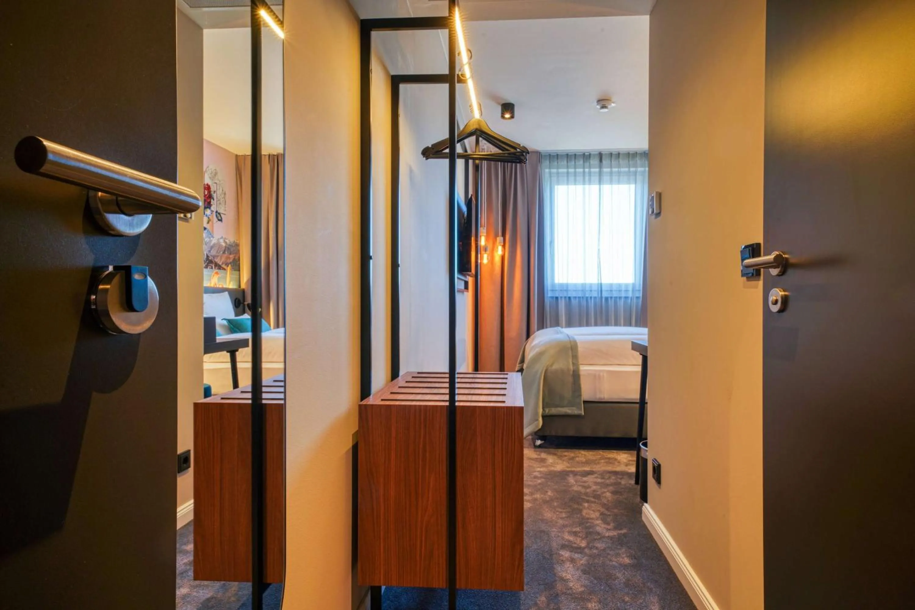 Photo of the whole room, Bed in PLAZA INN Ulm