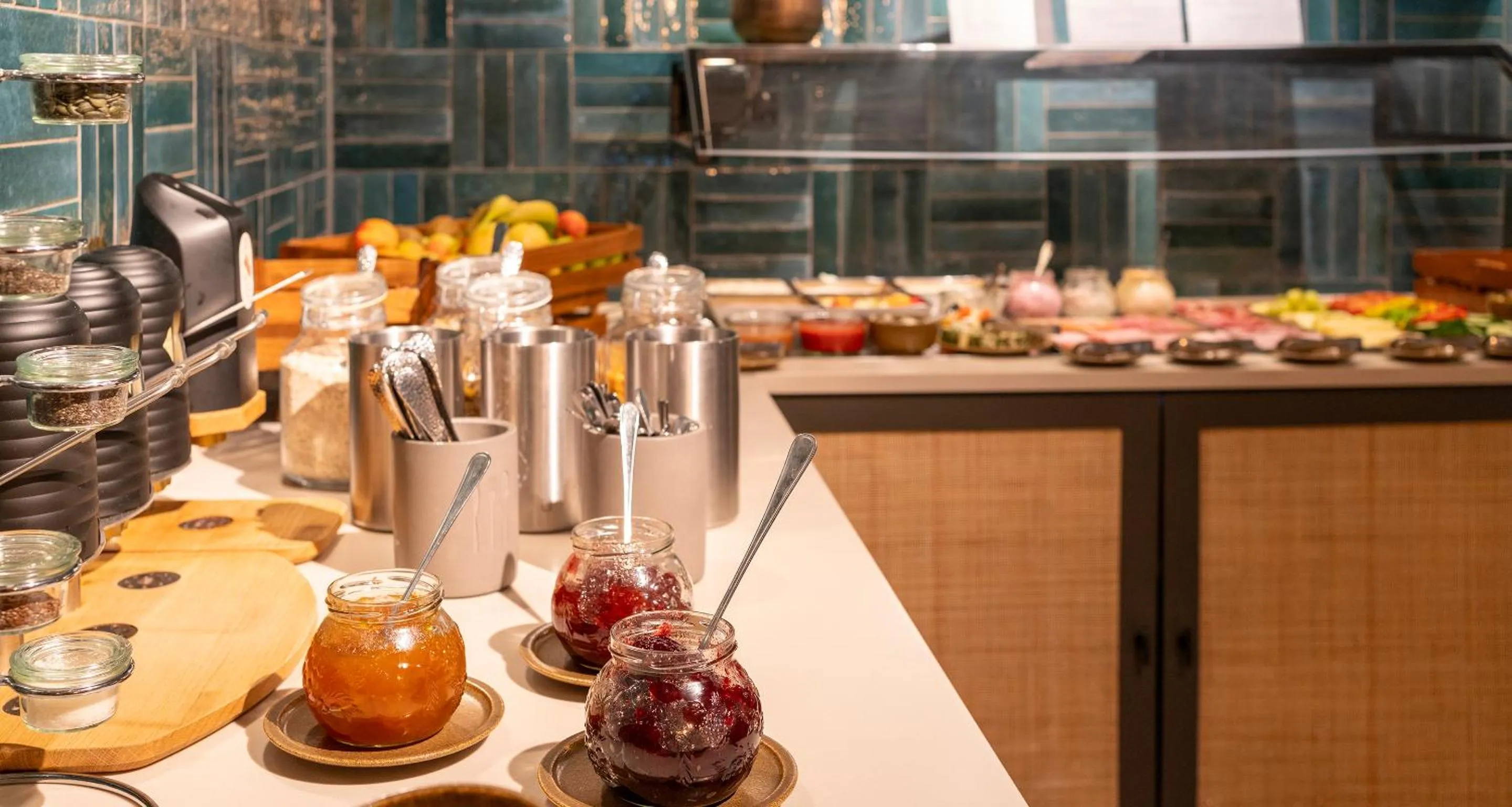 Buffet breakfast in PLAZA INN Ulm