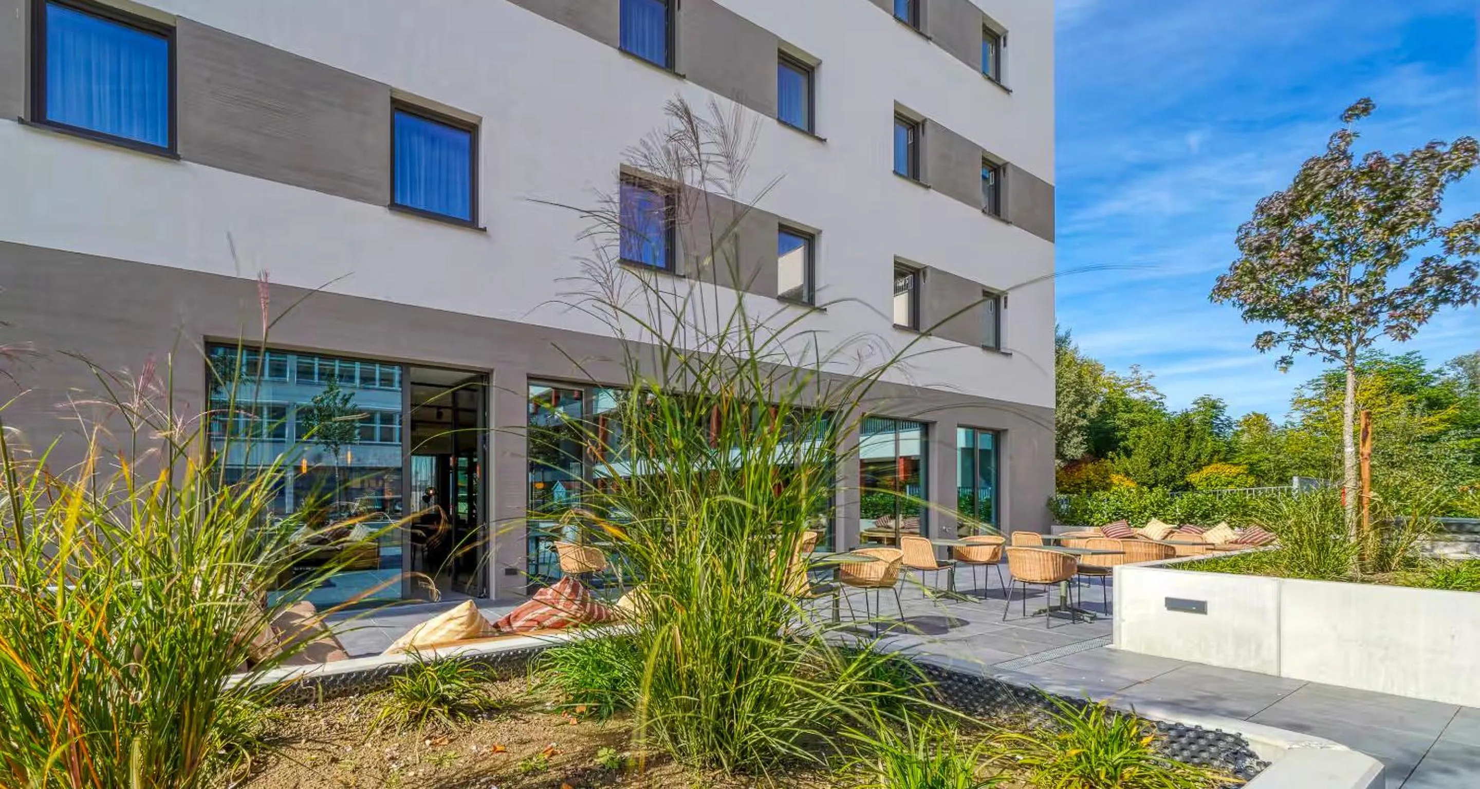 Balcony/Terrace in PLAZA INN Ulm