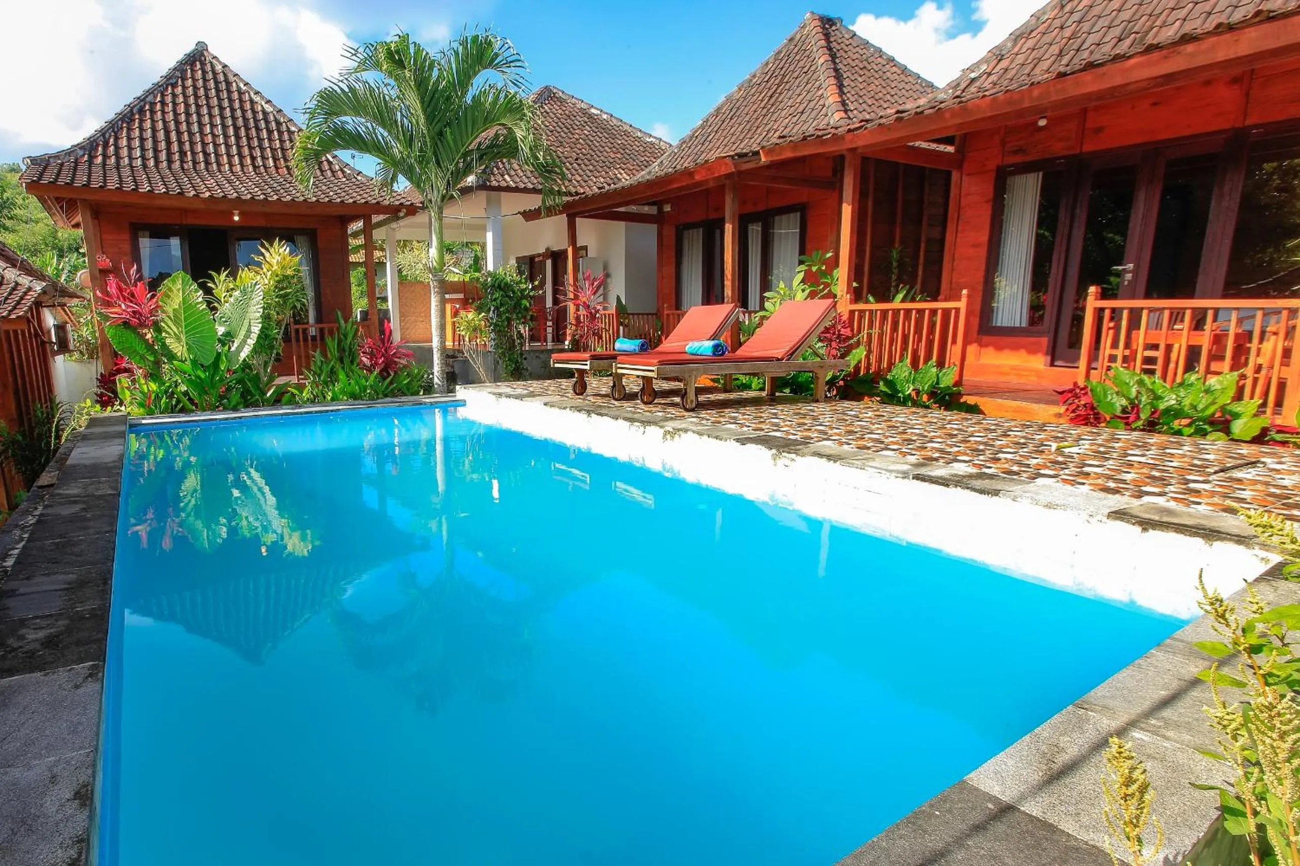 Pool view in THE DARA HILL