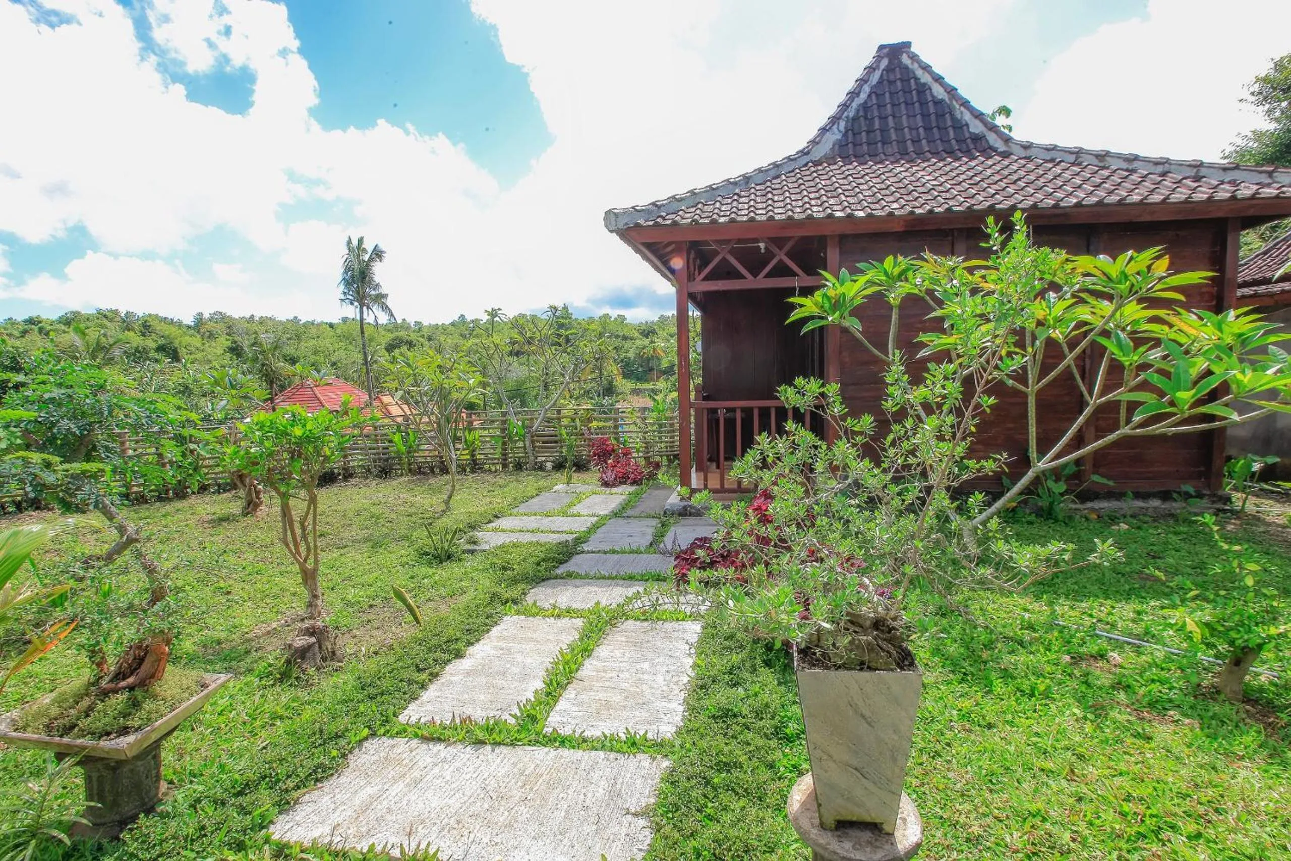Garden view in THE DARA HILL