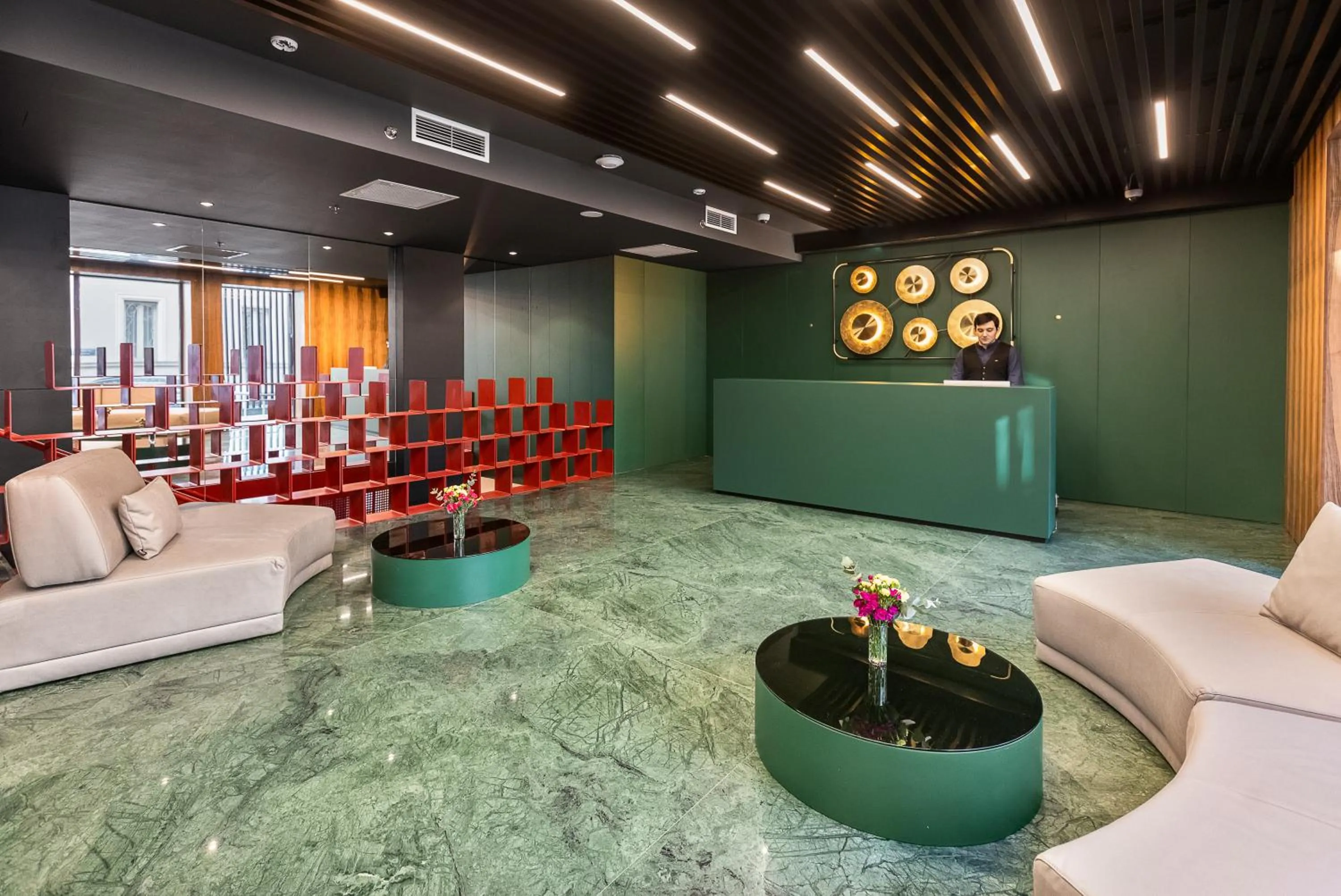 Seating area in Graf Hotel