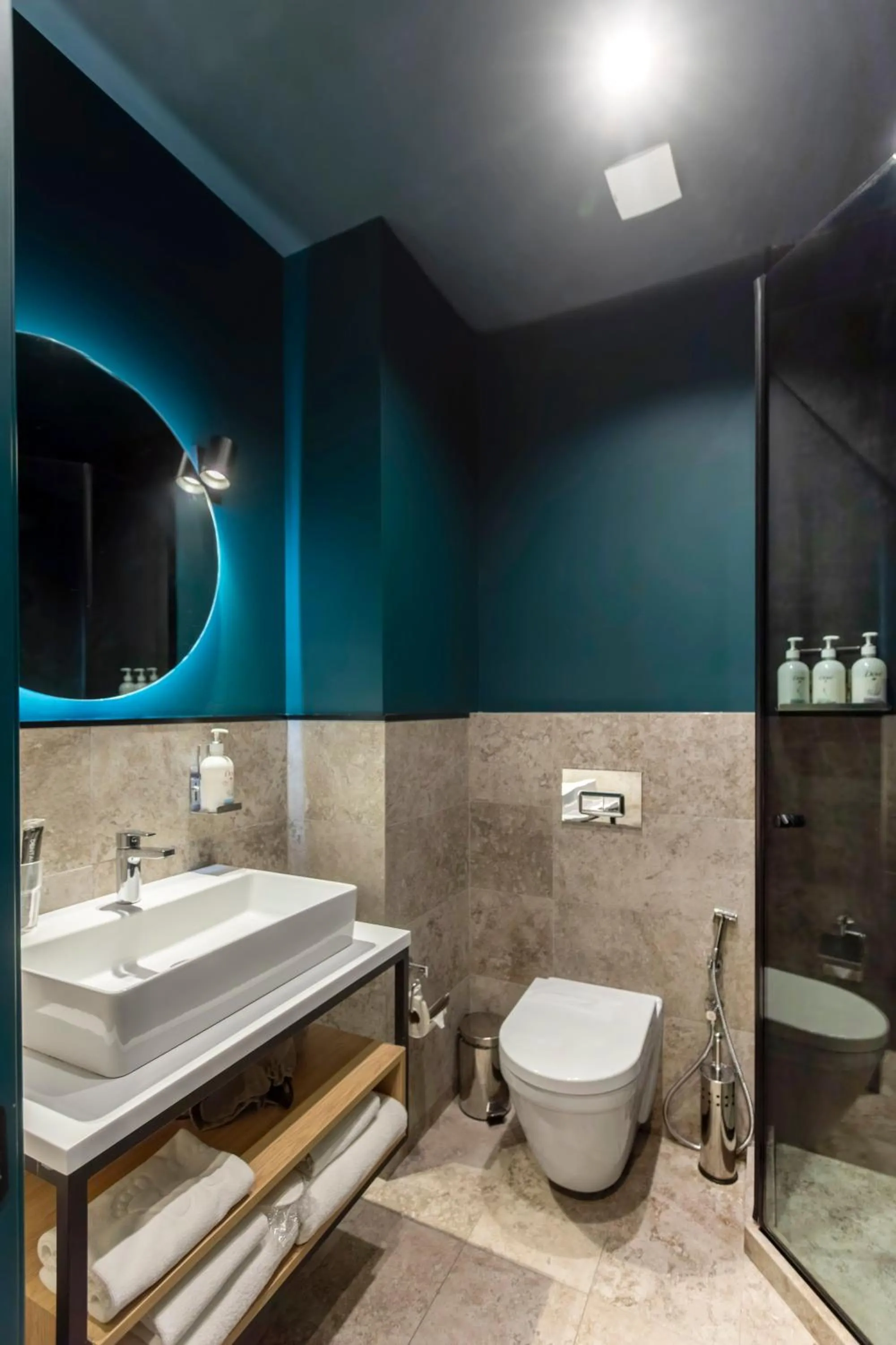 Shower in Graf Hotel