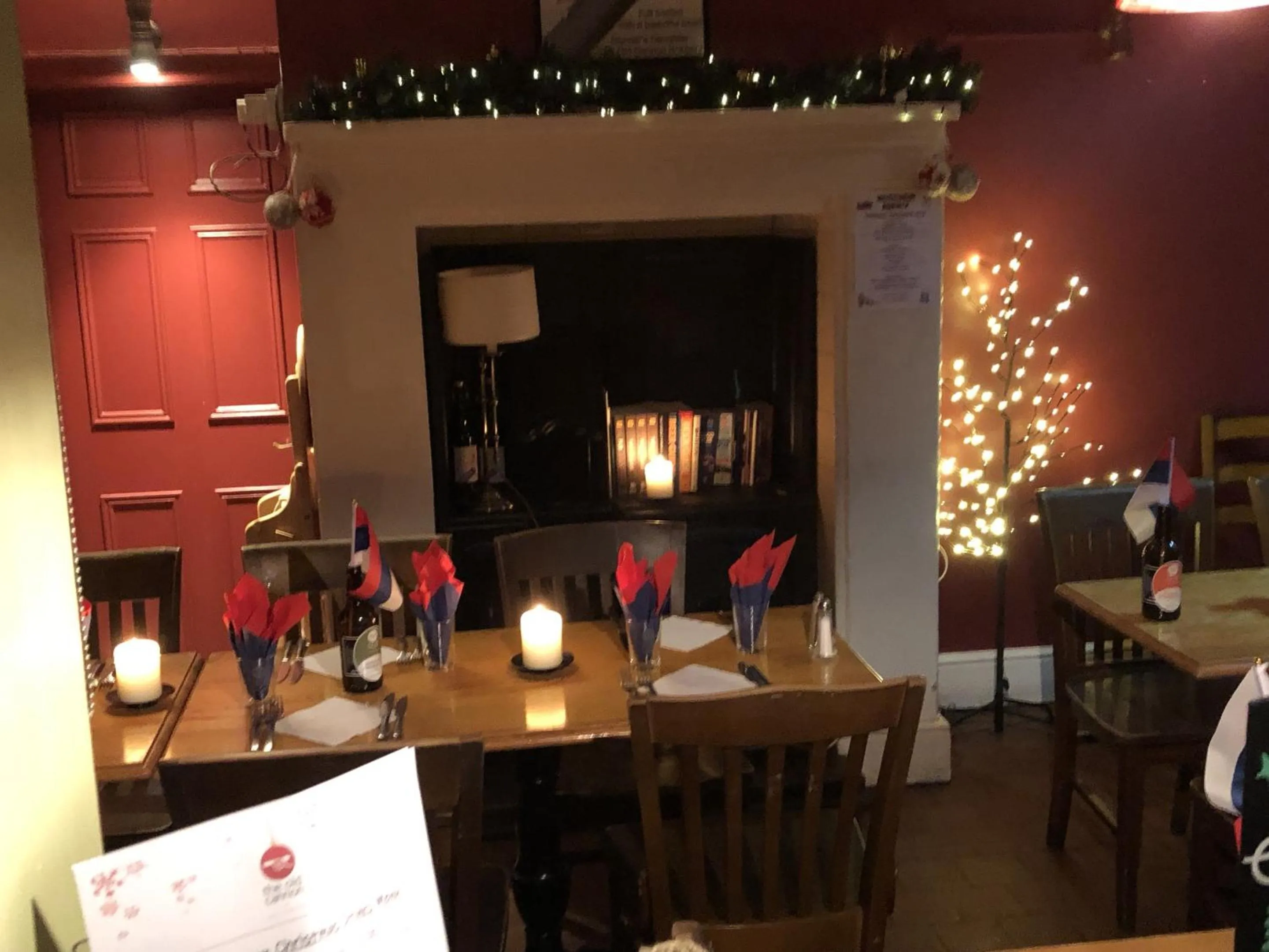 Dining area in The Old Cannon Brewery