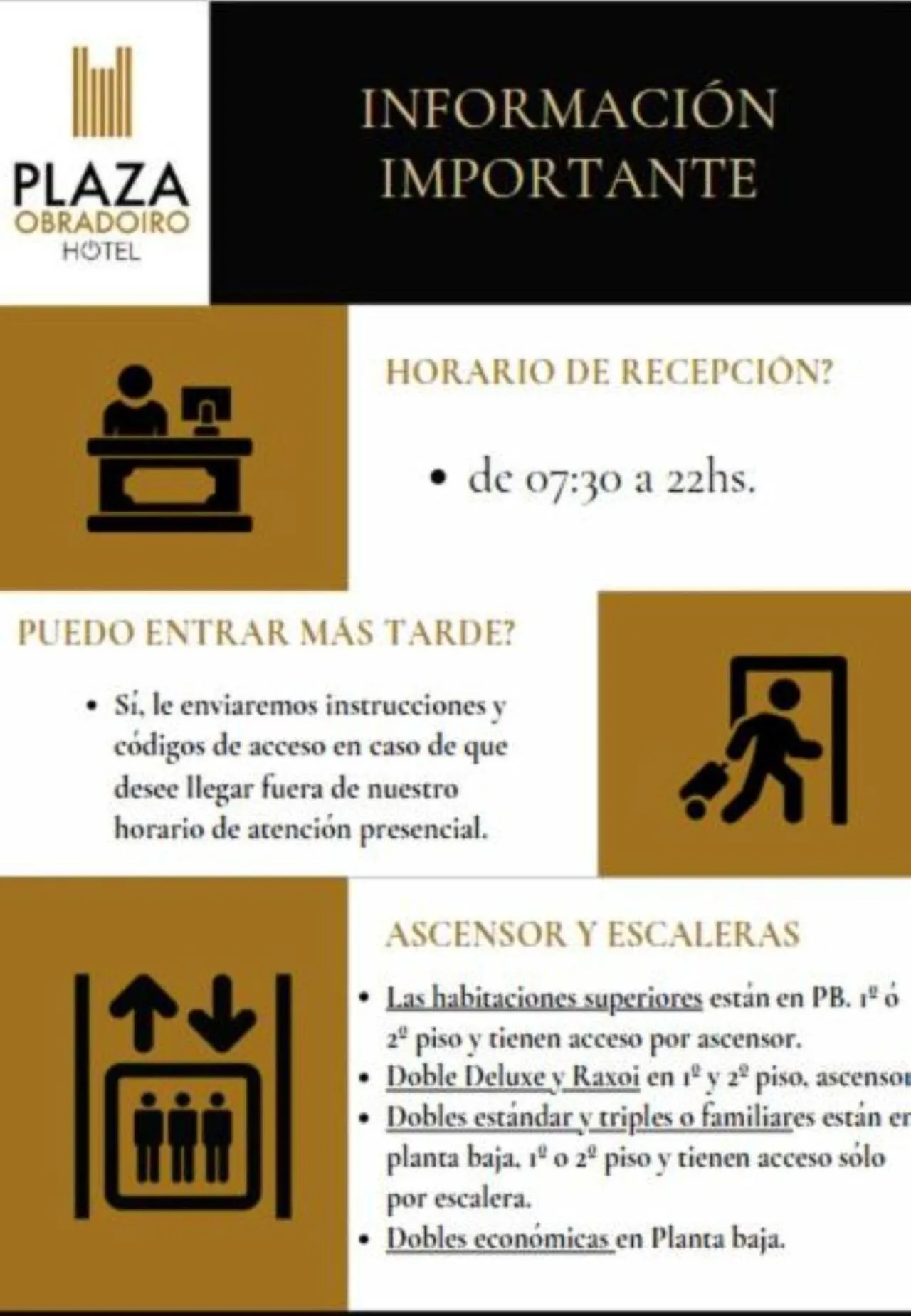 Text overlay in Hotel Plaza Obradoiro by Bossh! Hotels