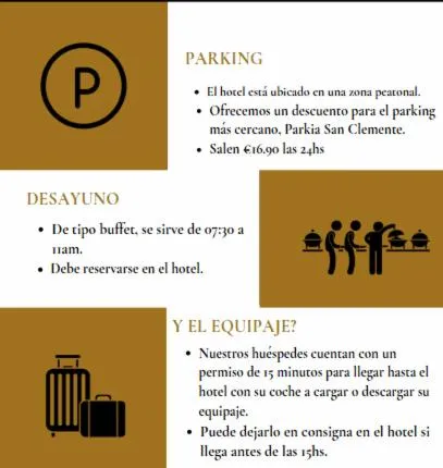 Text overlay in Hotel Plaza Obradoiro by Bossh! Hotels