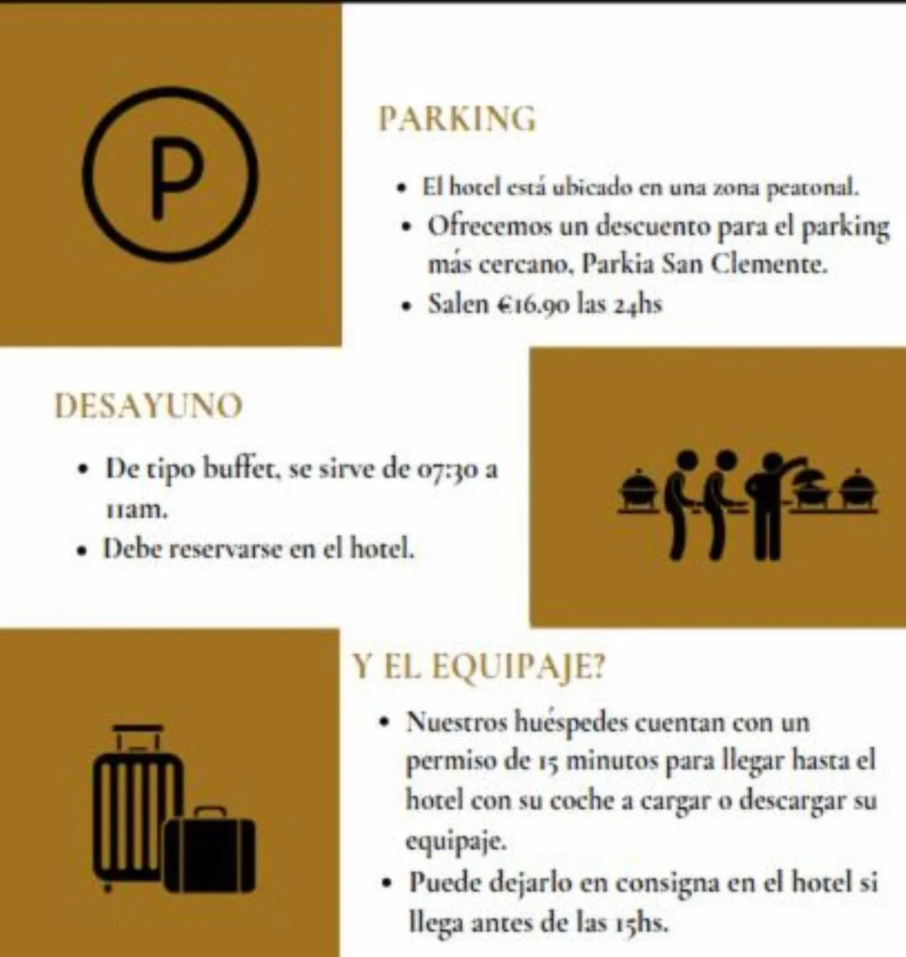 Text overlay in Hotel Plaza Obradoiro by Bossh! Hotels