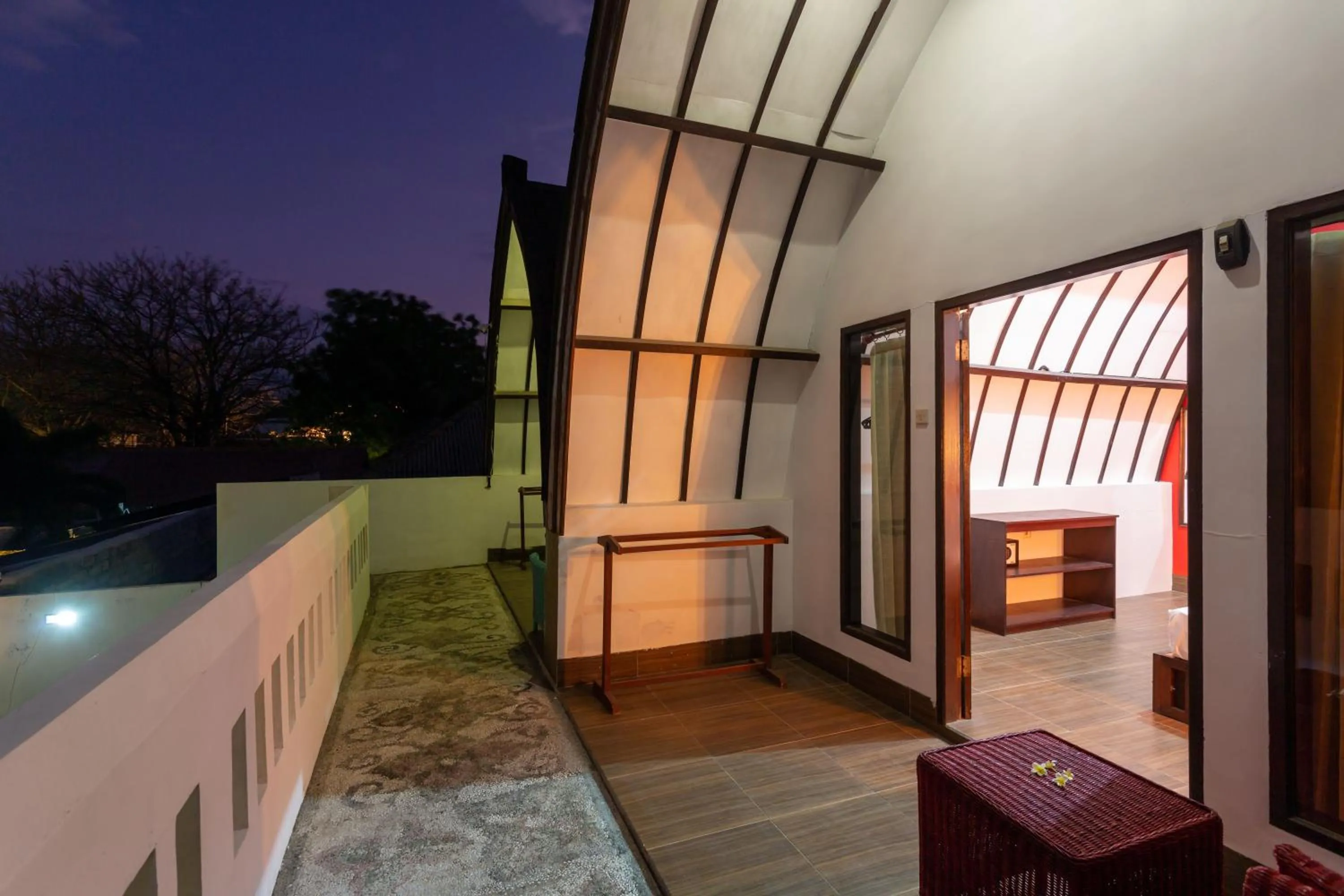 Balcony/Terrace in Kidi's Lodge Gilitrawangan