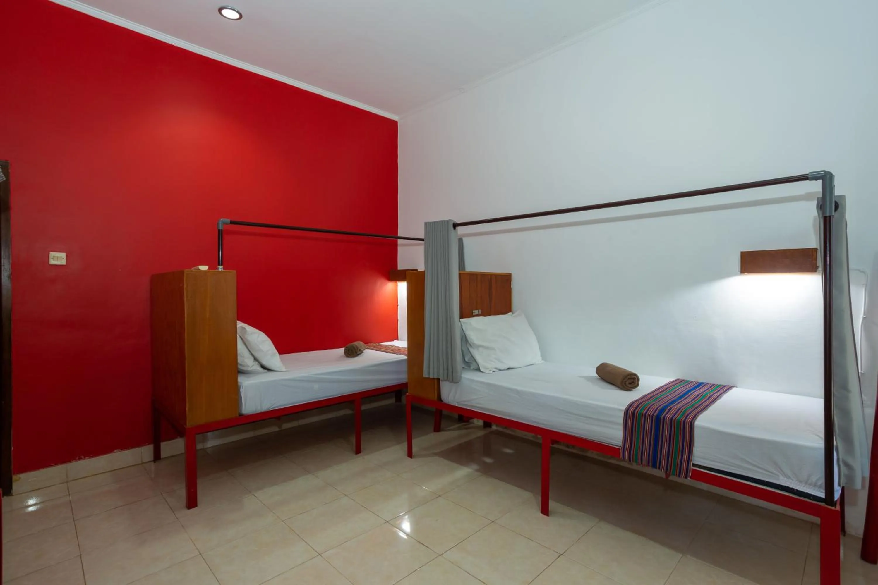 Bed in Kidi's Lodge Gilitrawangan