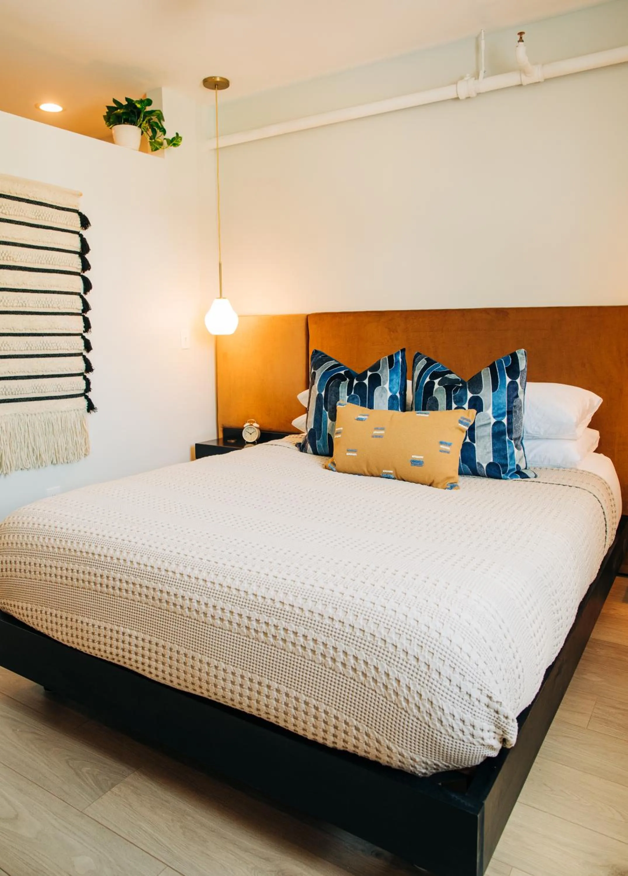 Bed in Stellar Suites