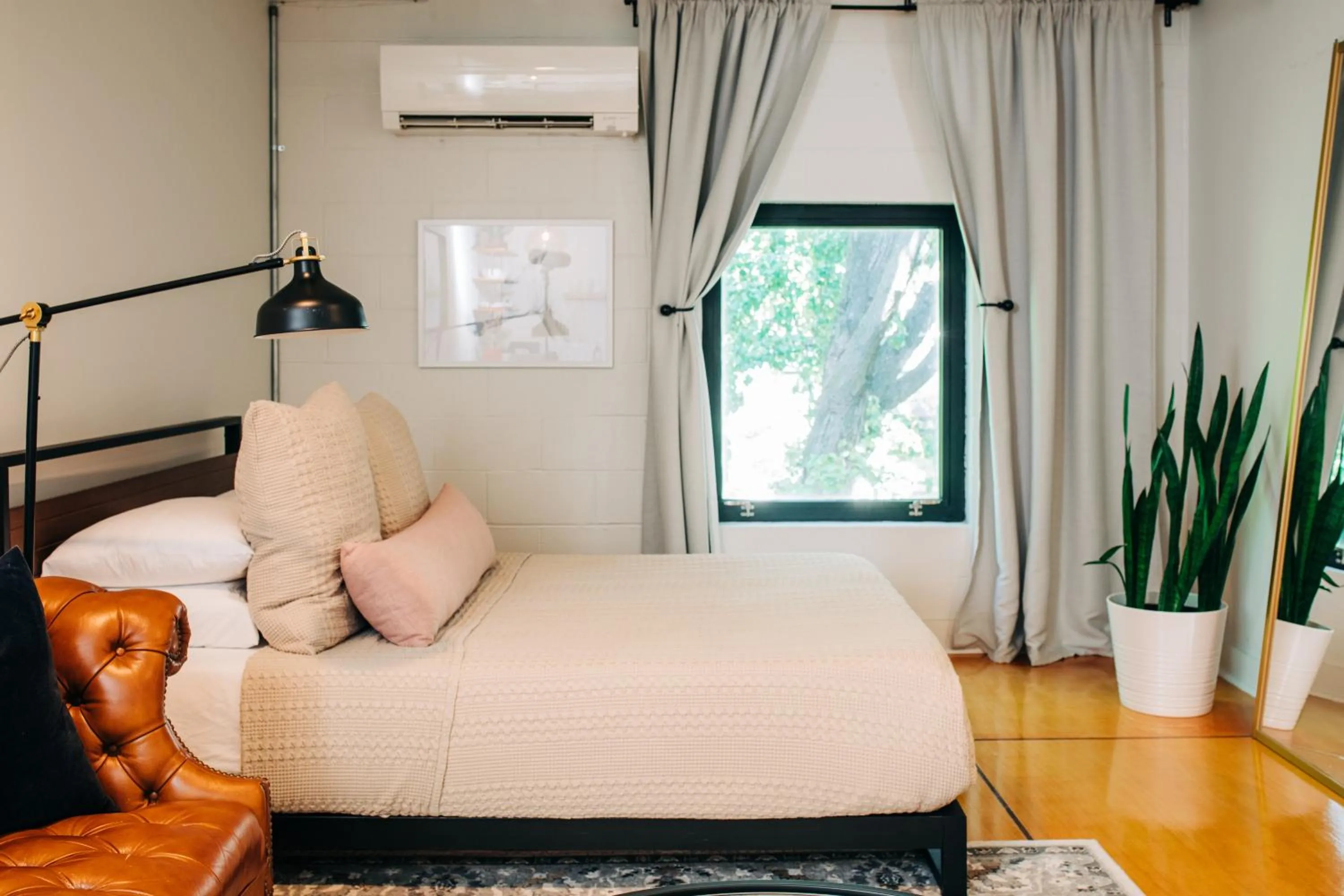 Bed in Stellar Suites