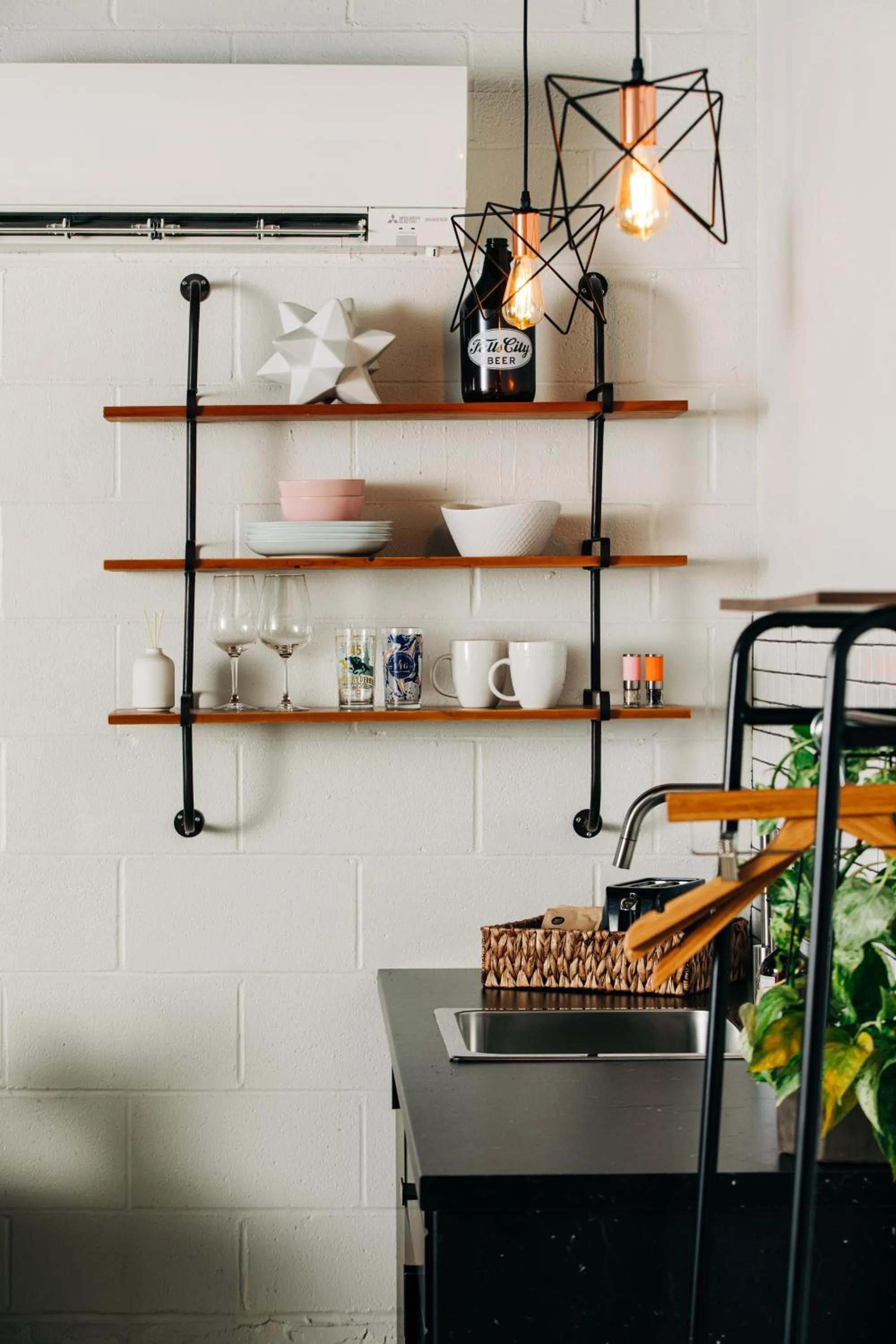 Kitchen or kitchenette in Stellar Suites
