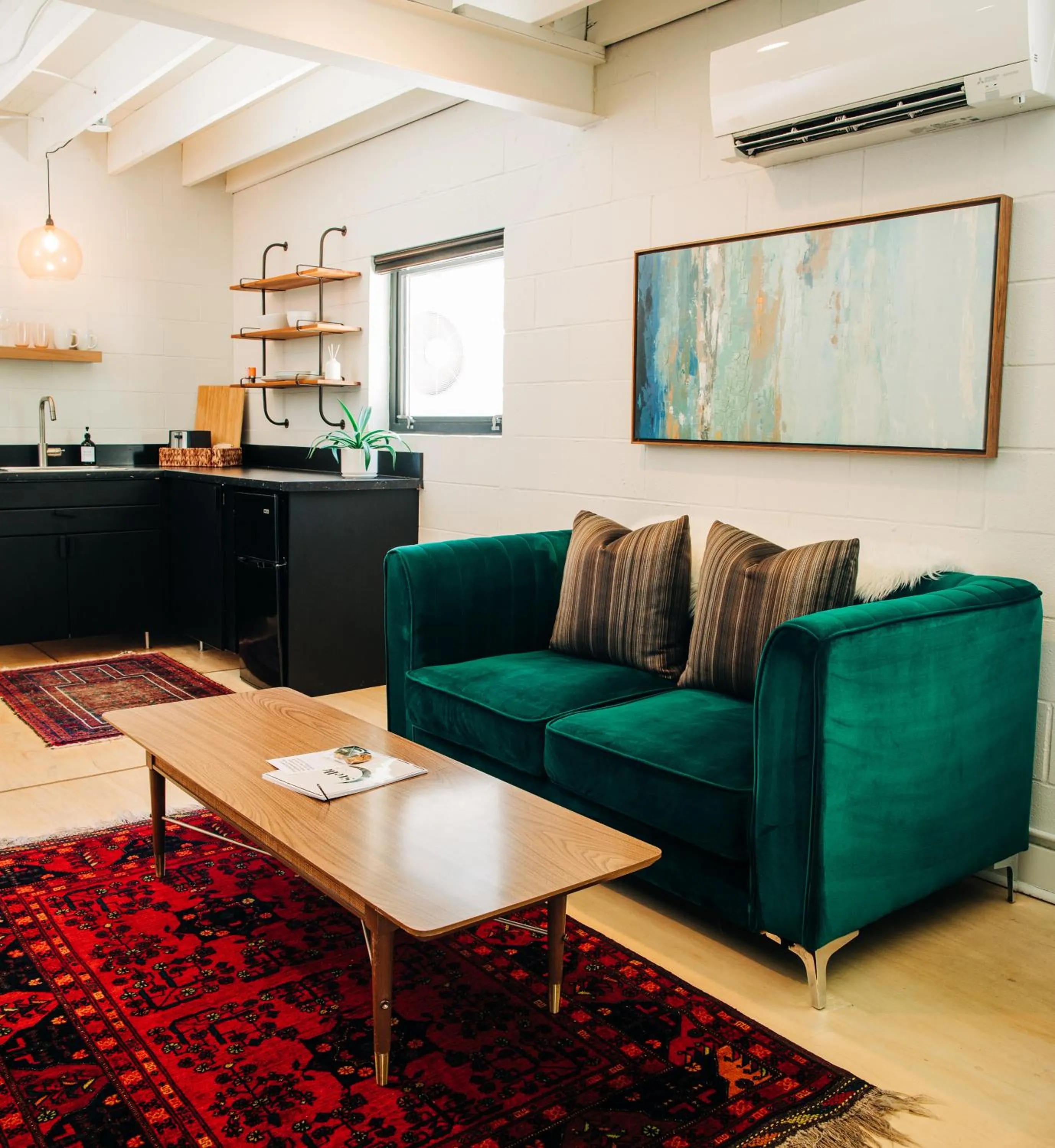 Kitchen or kitchenette in Stellar Suites