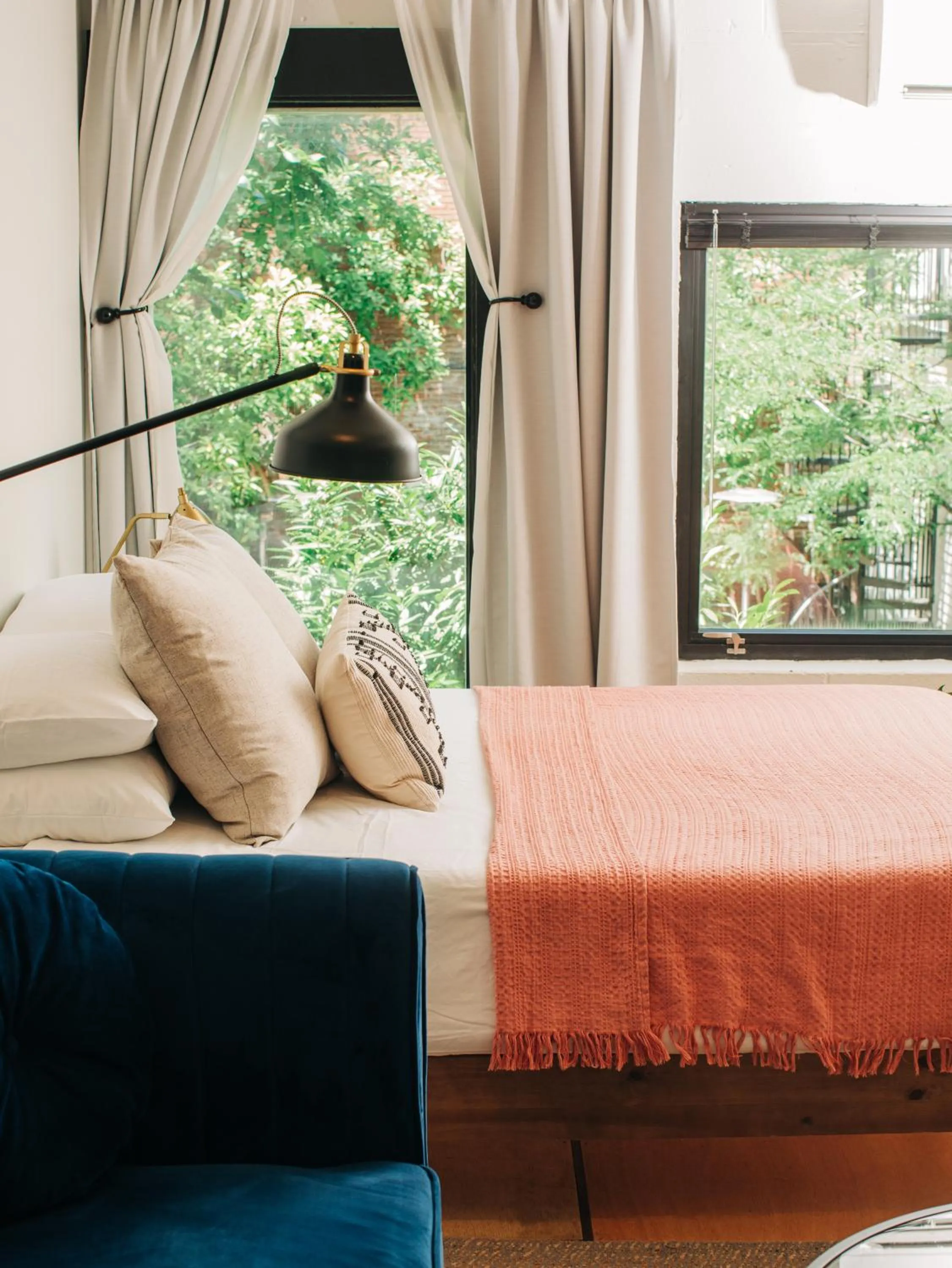 Bed in Stellar Suites