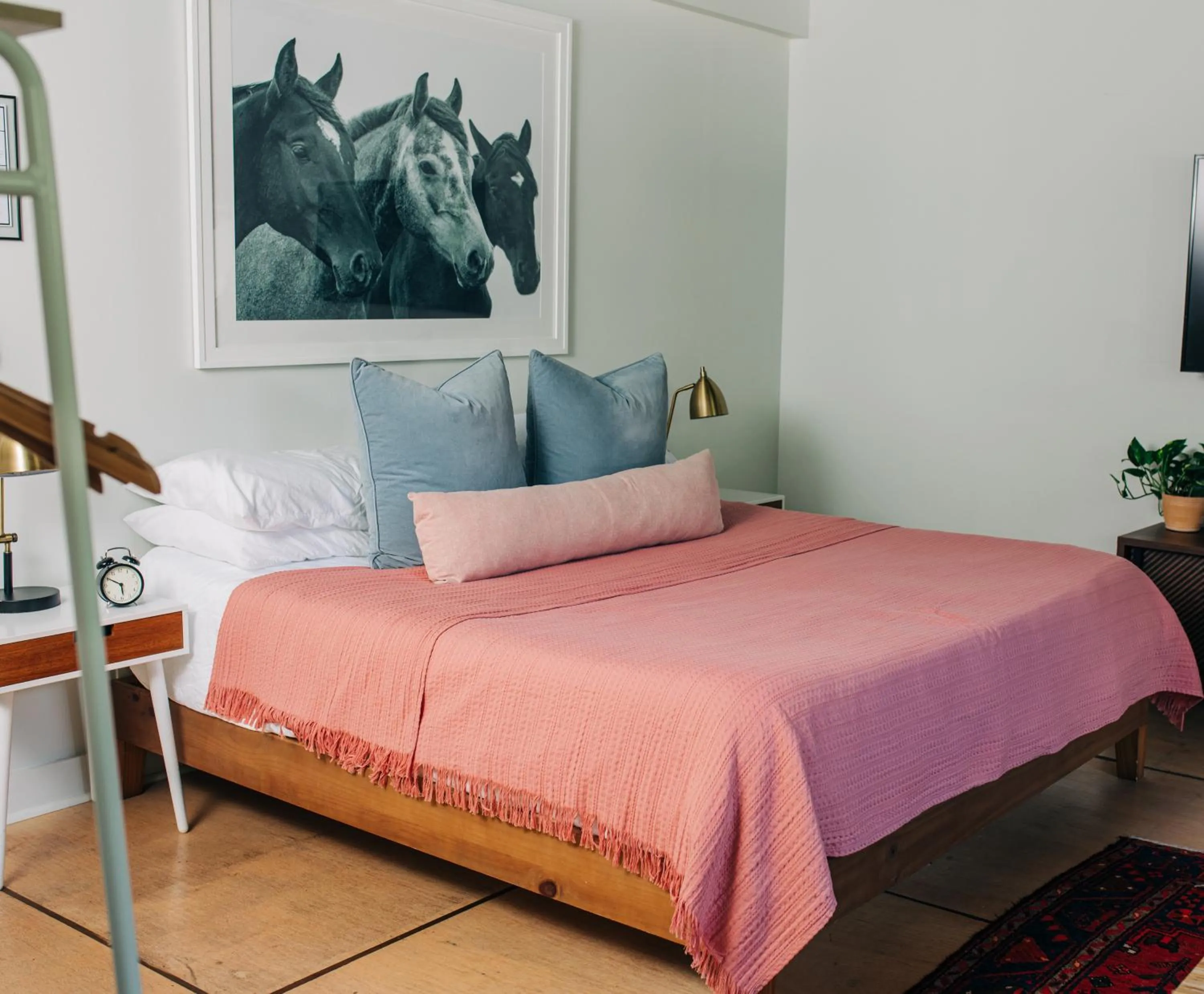 Bed in Stellar Suites