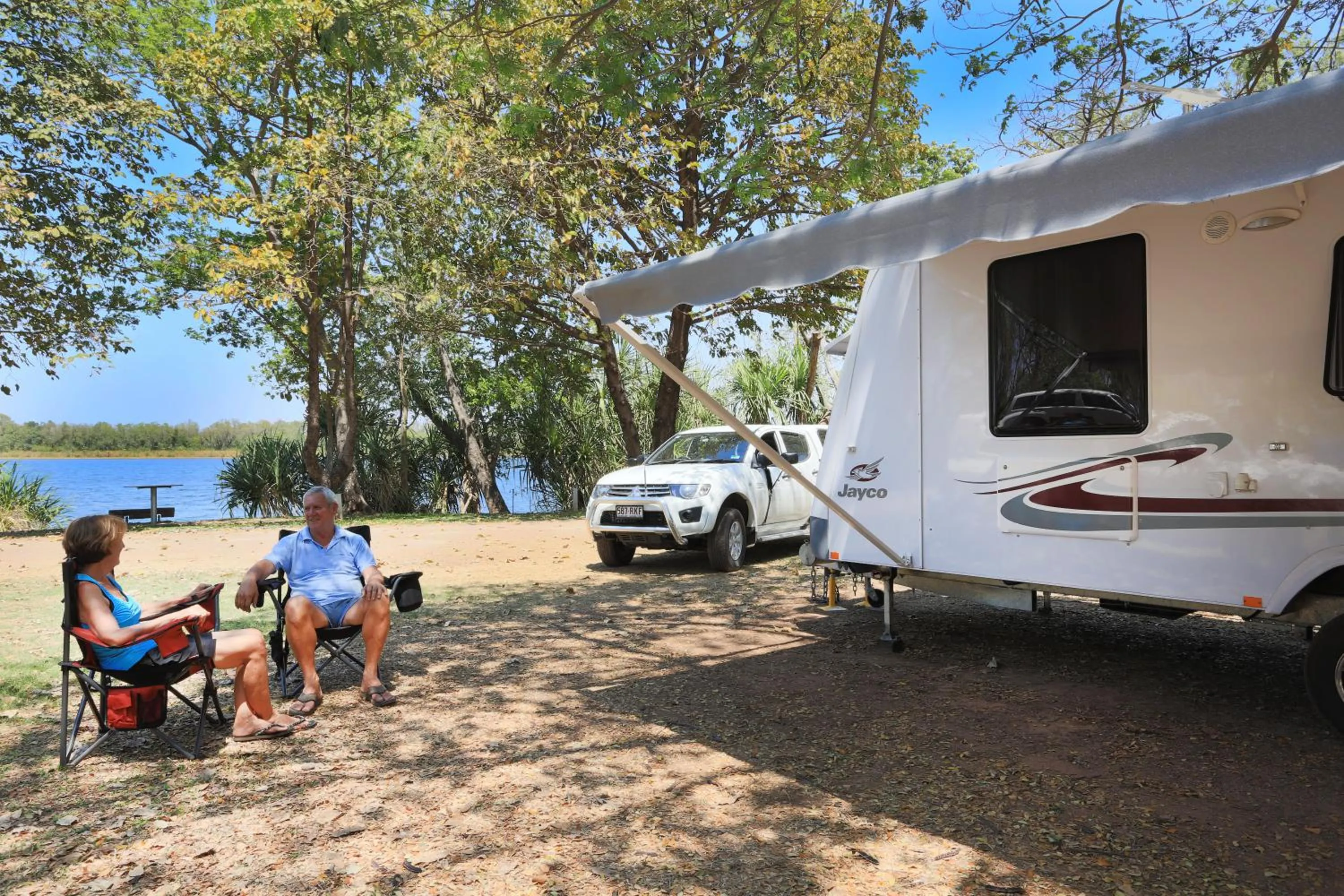 Patio in Discovery Parks - Lake Kununurra