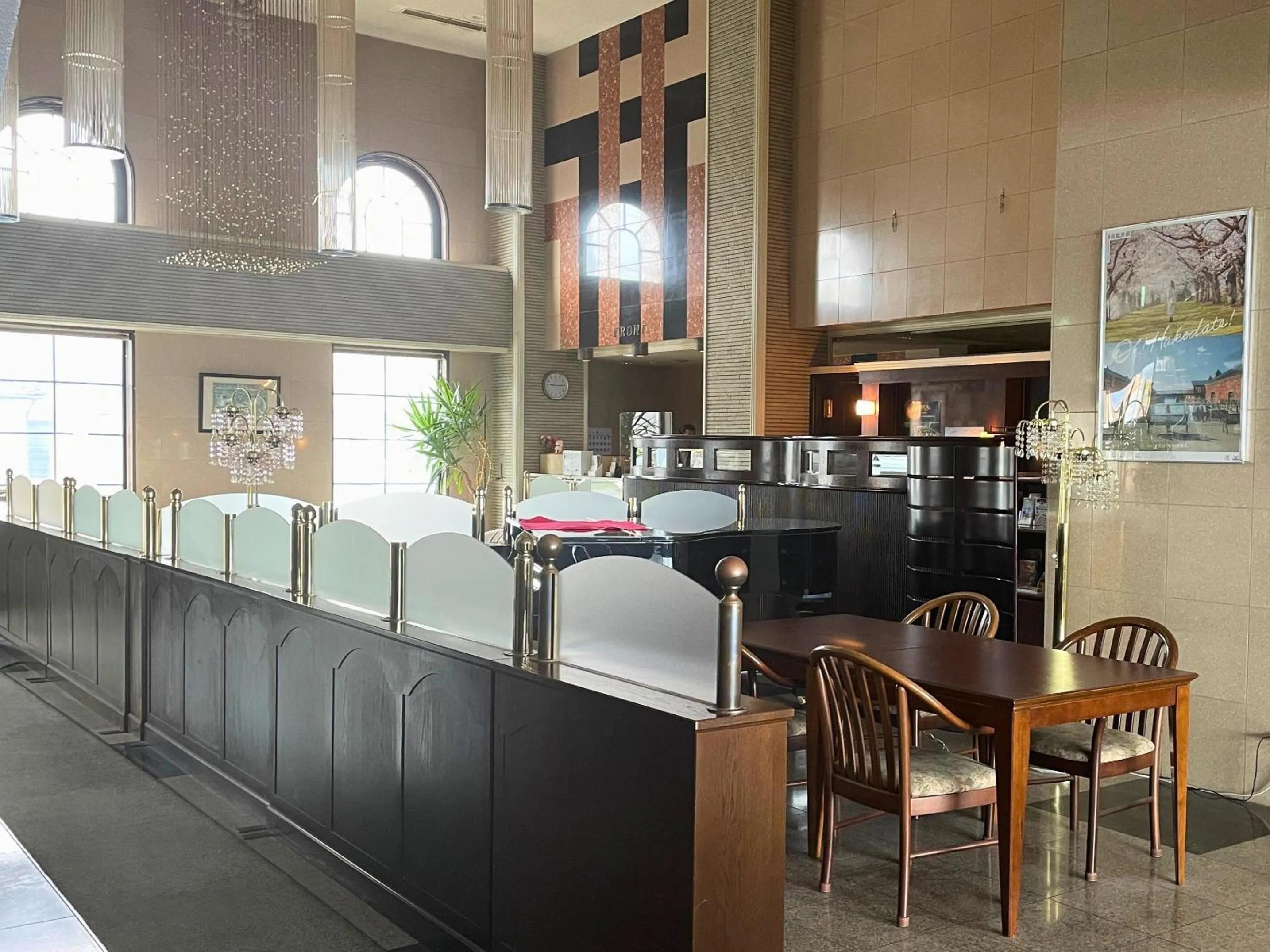 Lobby or reception in Seaside Hotel Kamome