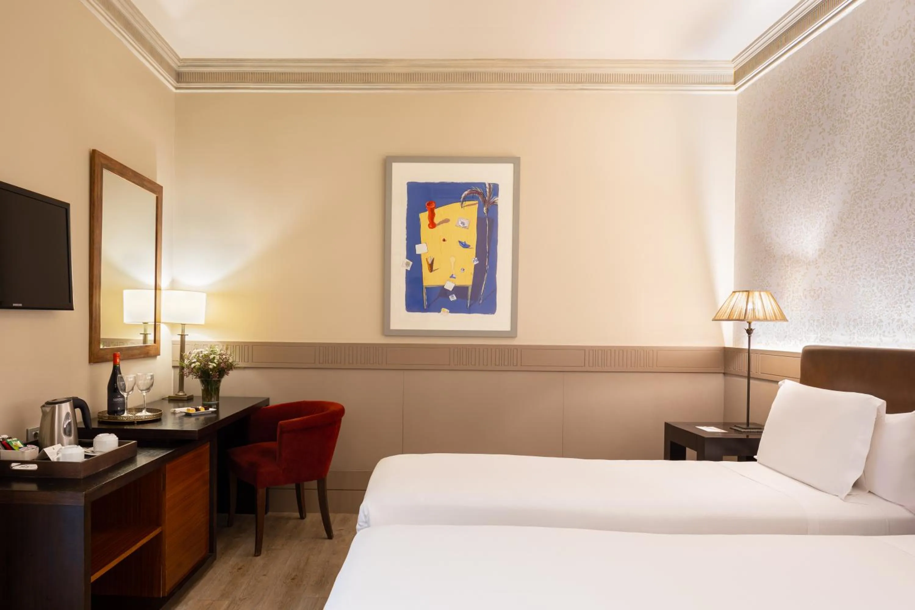 Bed in Duquesa de Cardona Hotel 4 Sup by Grup Duquessa