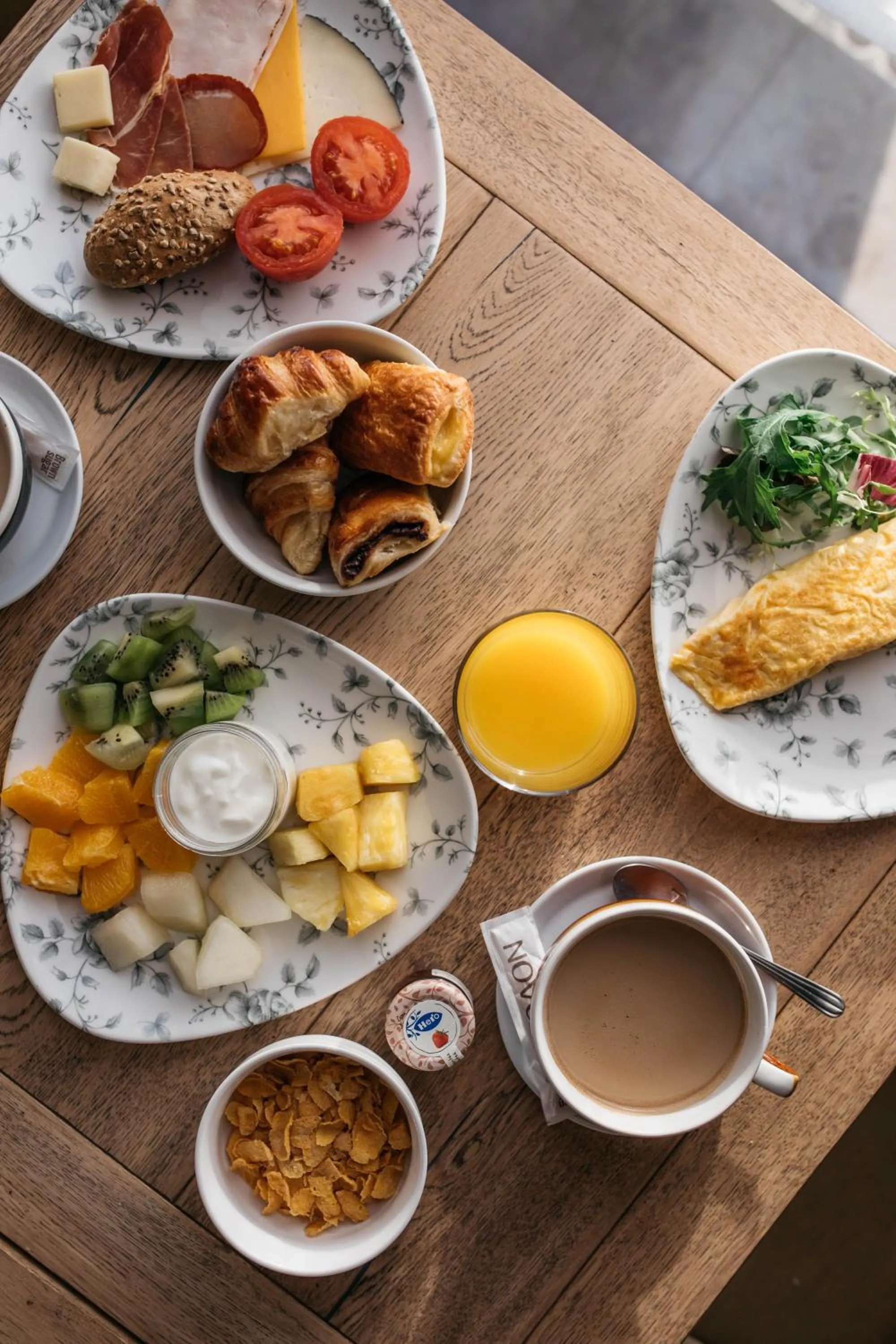 Buffet breakfast in Duquesa de Cardona Hotel 4 Sup by Grup Duquessa