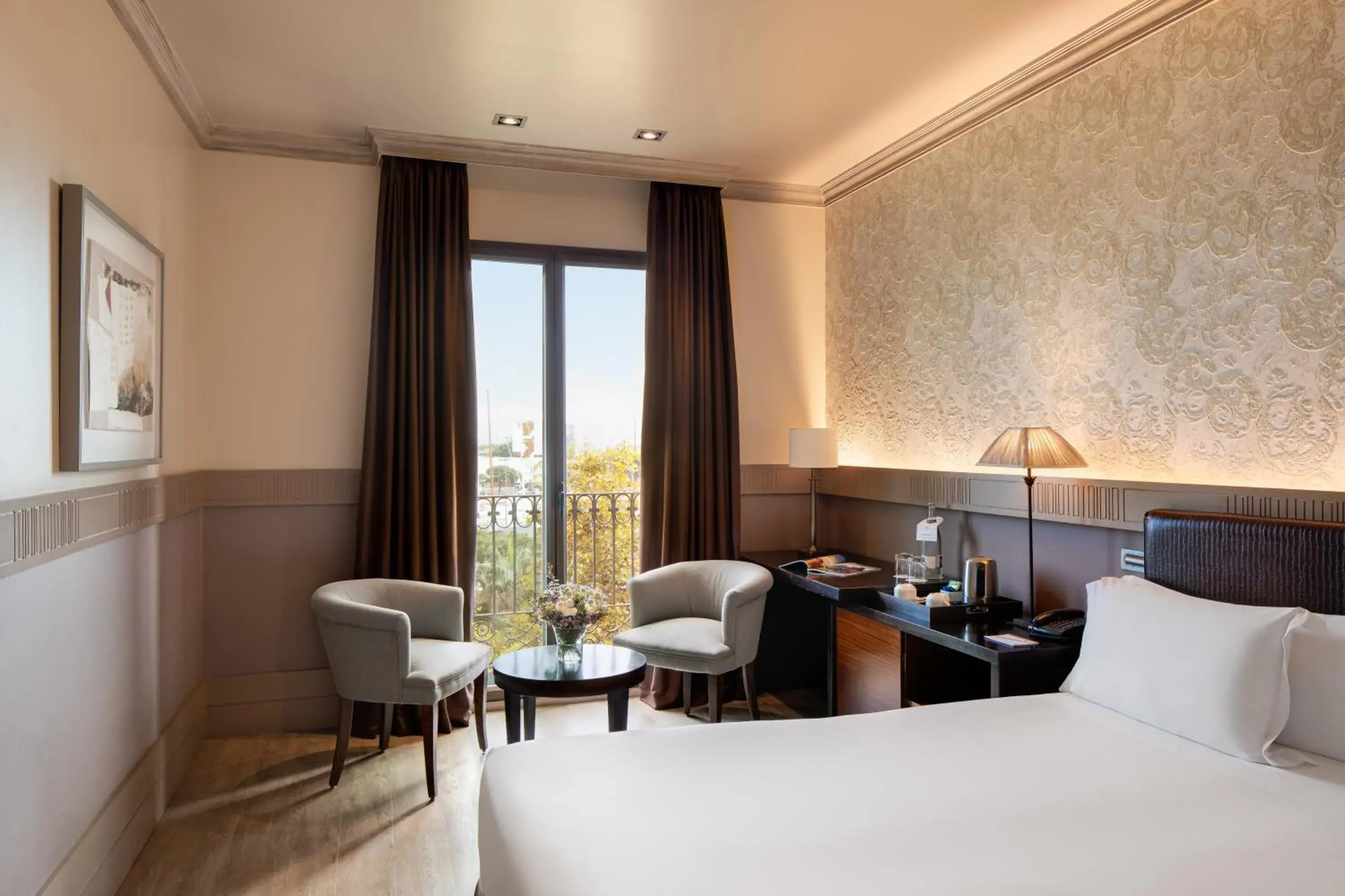 Deluxe Double Room with Port View in Duquesa de Cardona Hotel 4 Sup by Grup Duquessa Deluxe Double Room with Port View in Duquesa de Cardona Hotel 4 Sup by Grup Duquessa