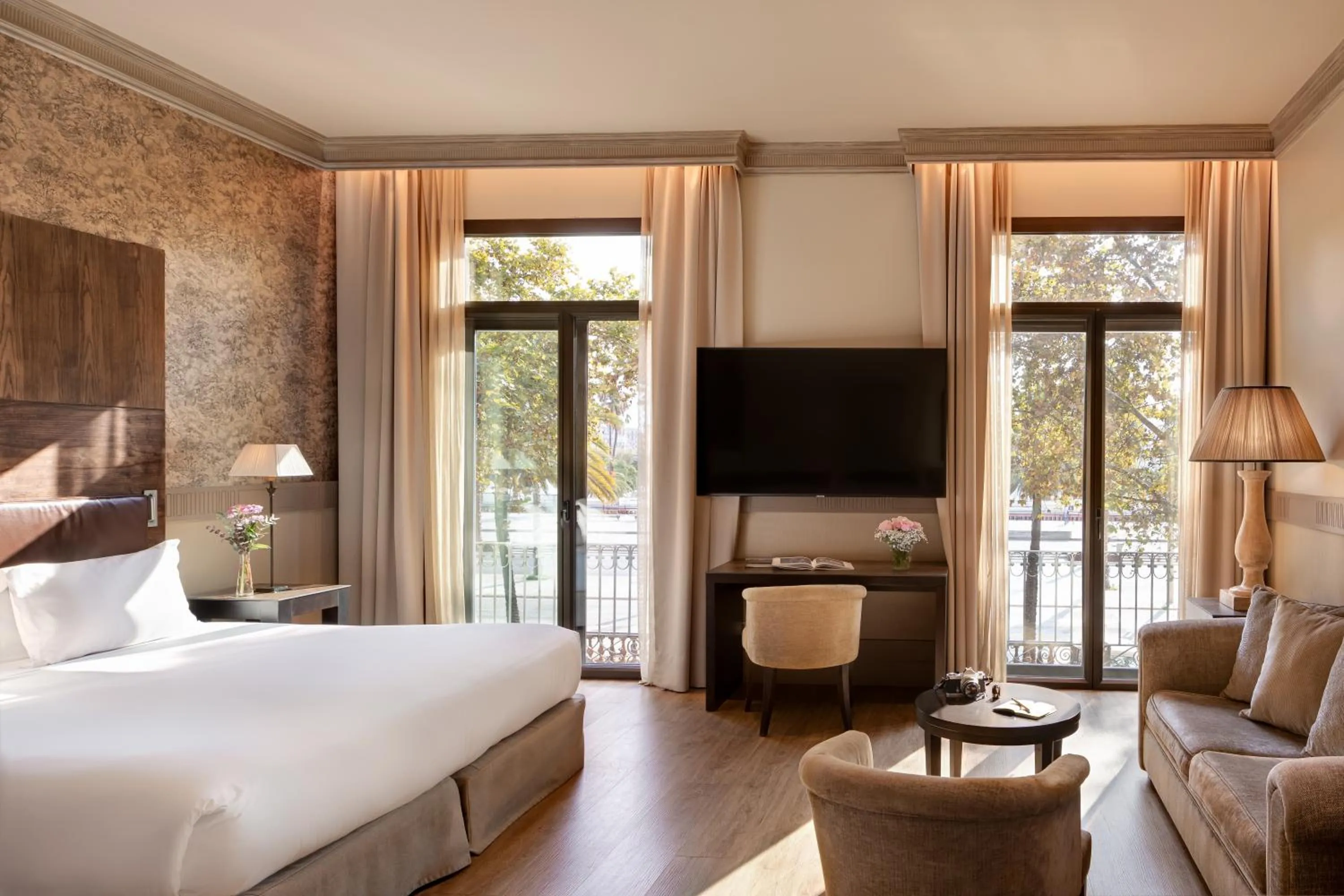 Bed in Duquesa de Cardona Hotel 4 Sup by Grup Duquessa