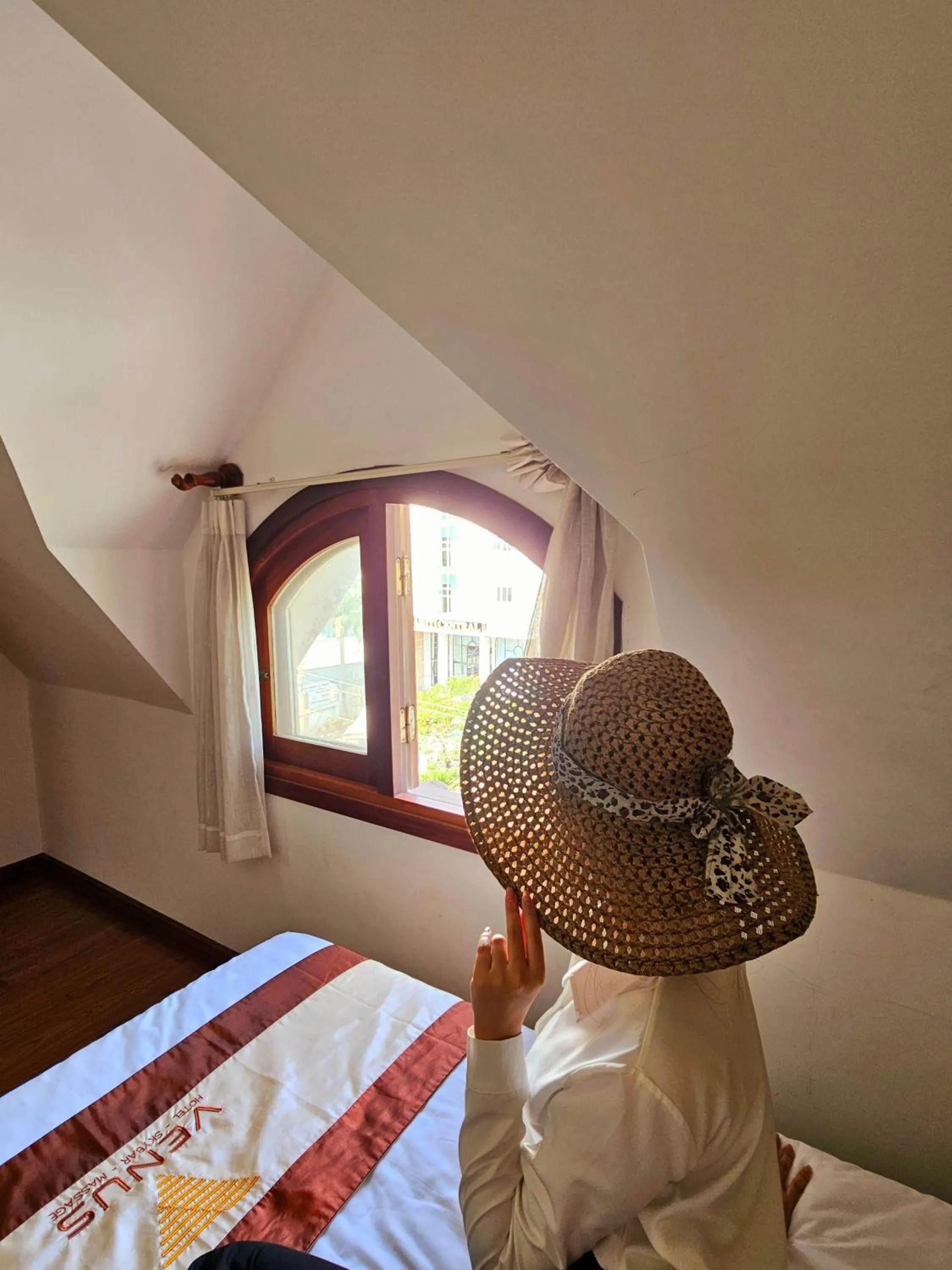 View (from property/room), Bed in Venus Phu Quoc Hotel