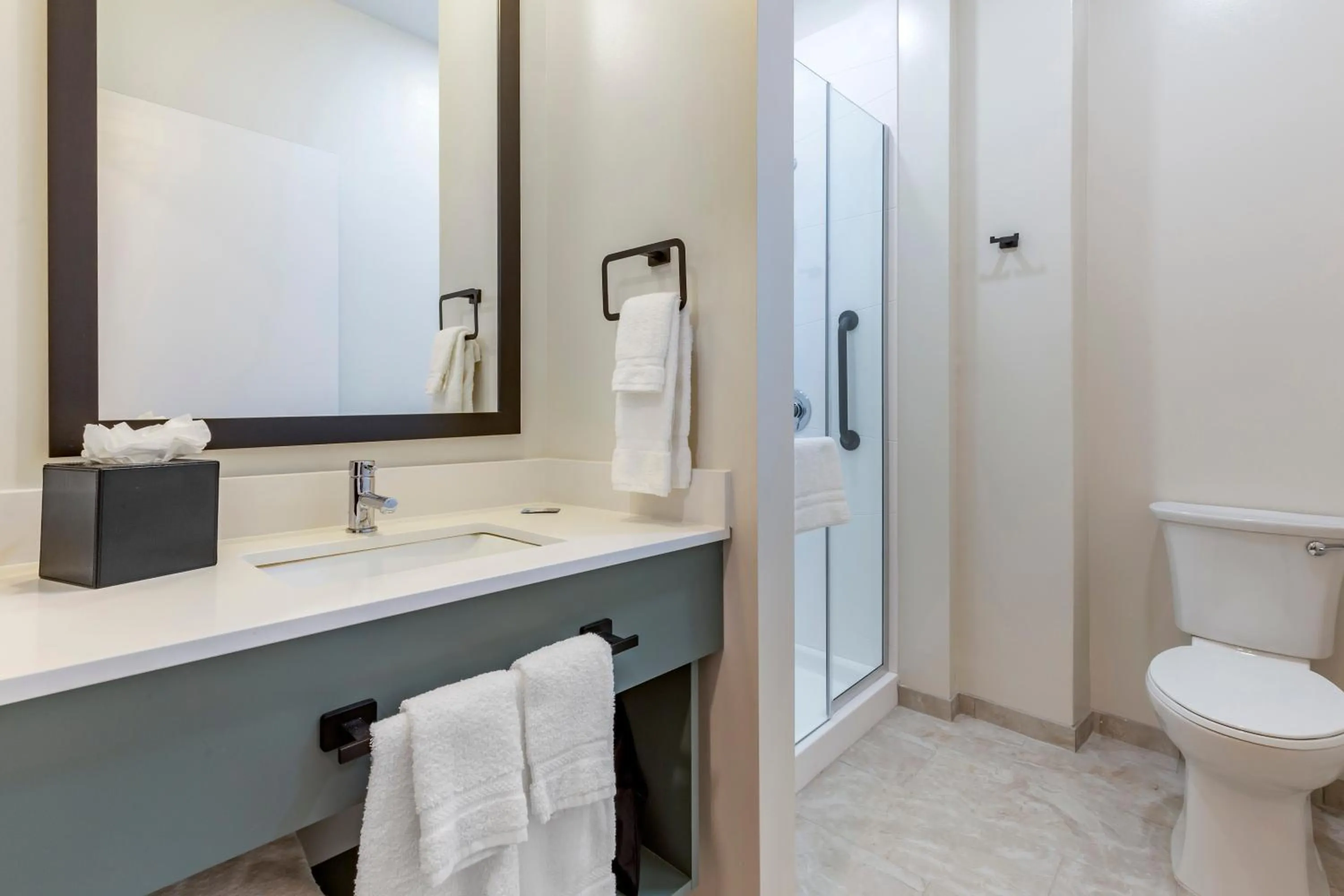 Shower in Inn at Blackstone