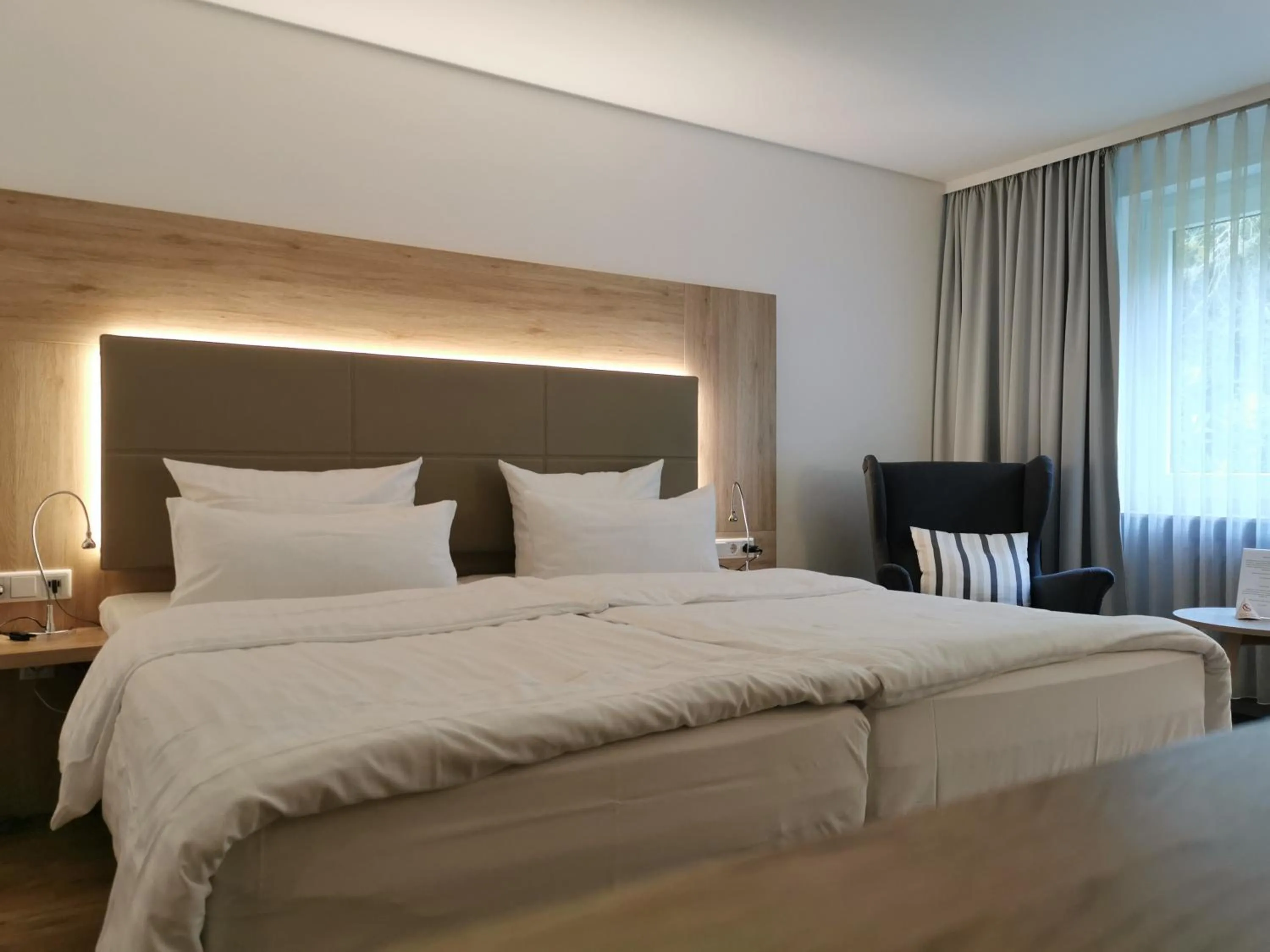 Photo of the whole room, Bed in Fuchs'sche Mühle