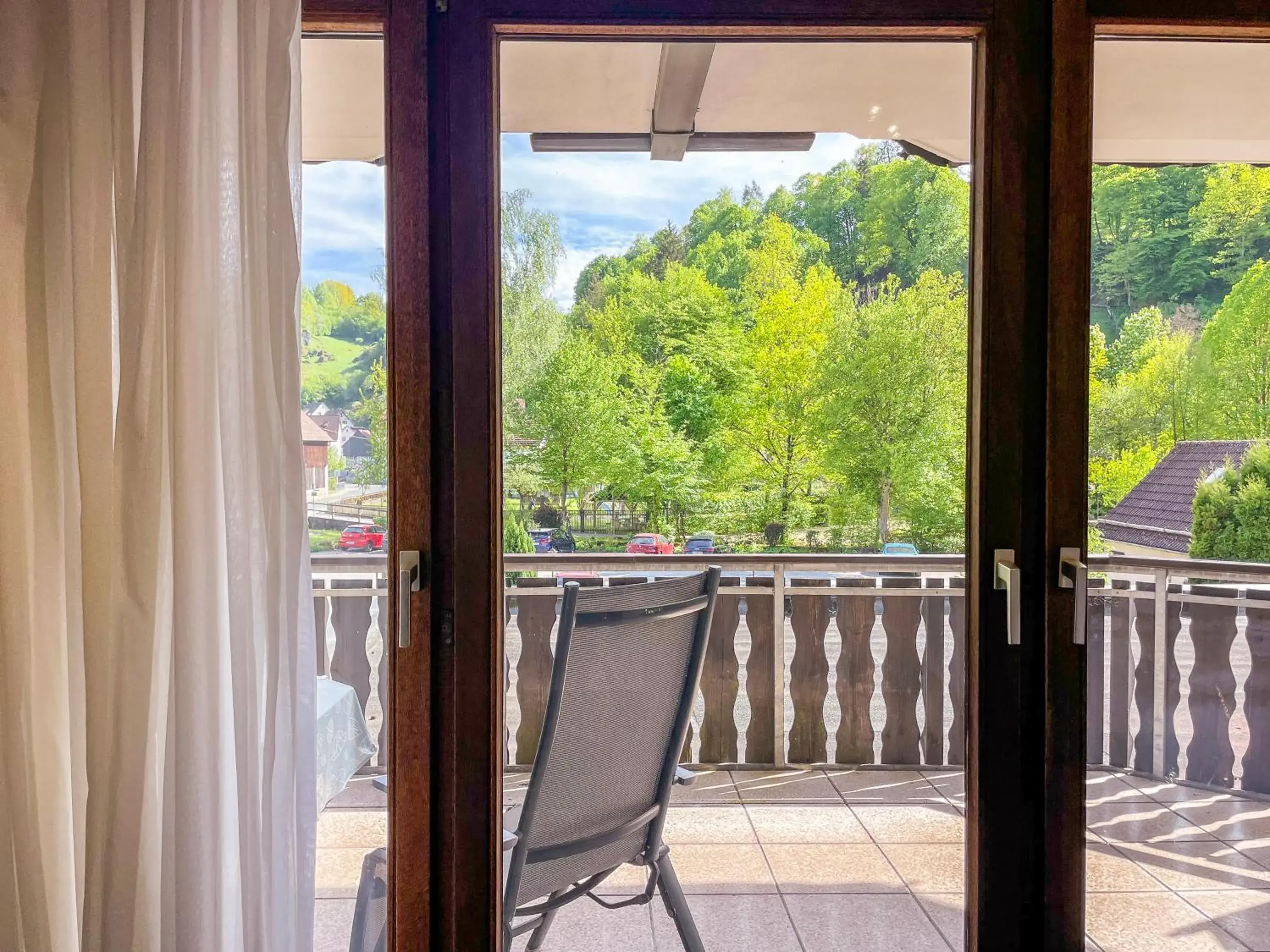 Deluxe Double Room with Balcony in Gästehaus Forellenhof Deluxe Double Room with Balcony in Gästehaus Forellenhof