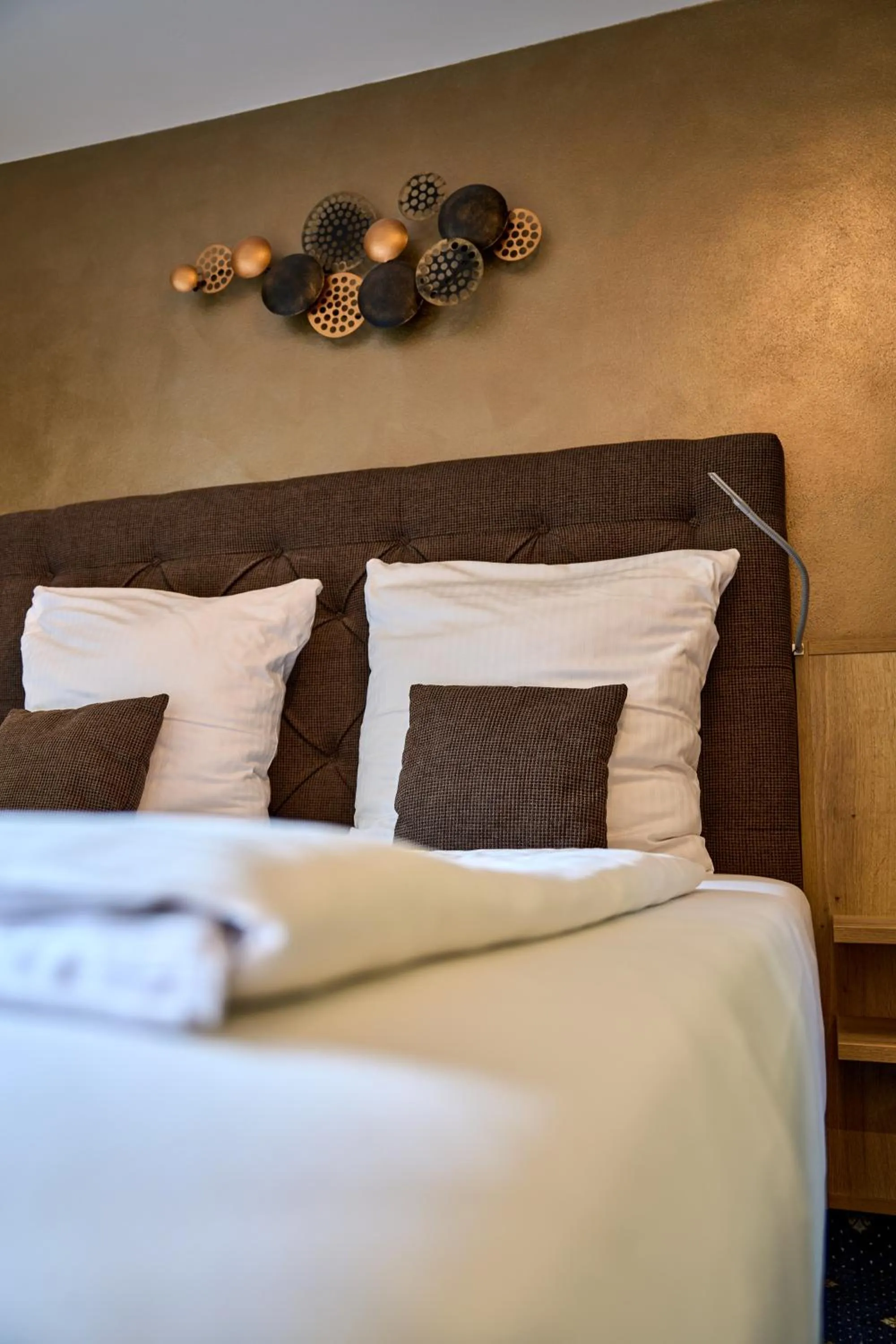 Bed in Gästehaus Forellenhof