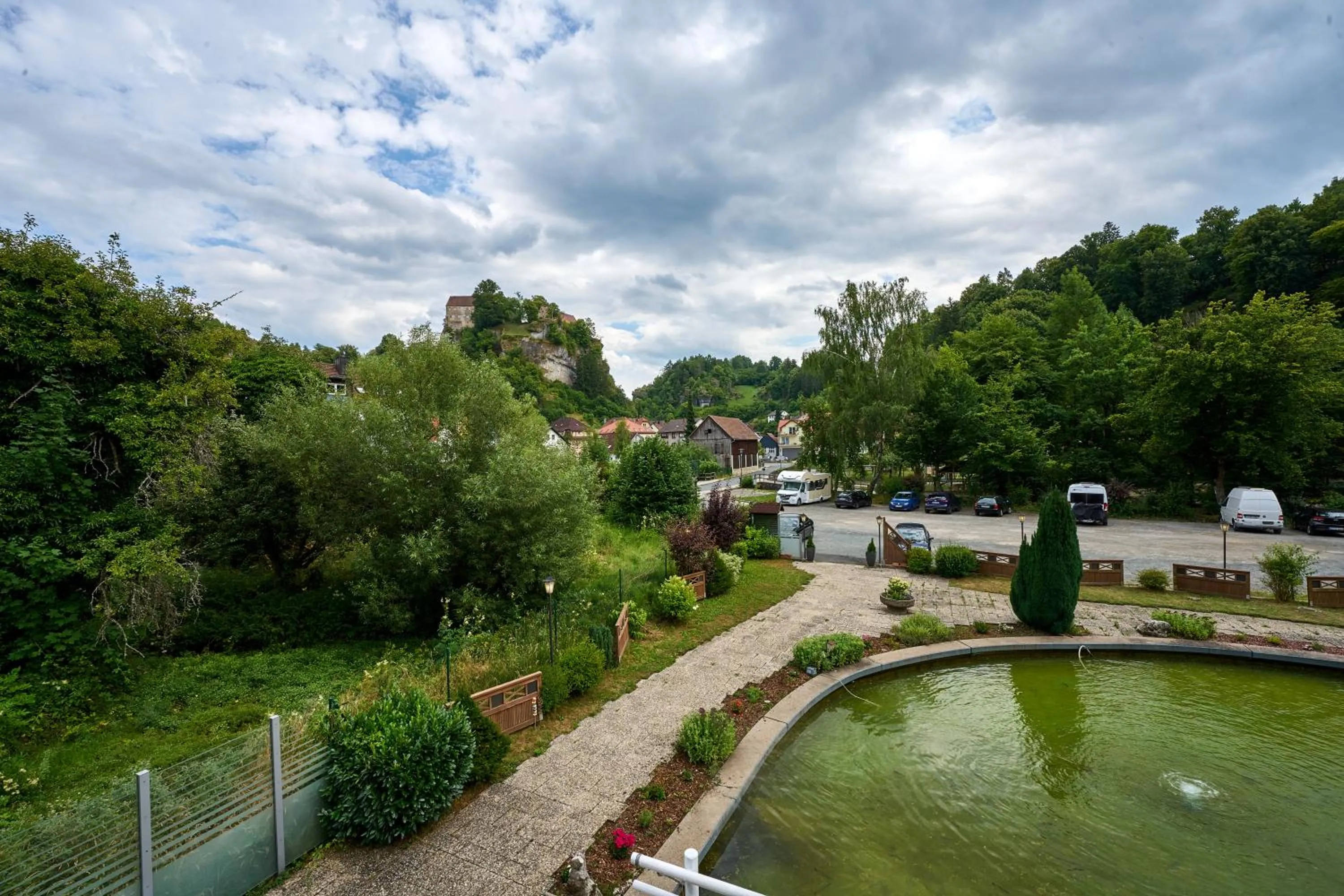 View (from property/room) in Gästehaus Forellenhof