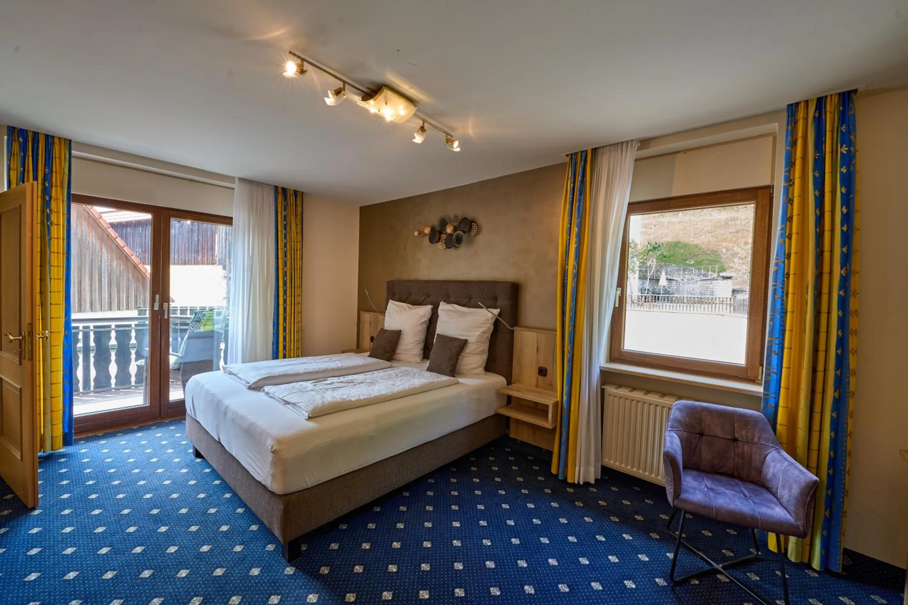 Photo of the whole room, Bed in Gästehaus Forellenhof