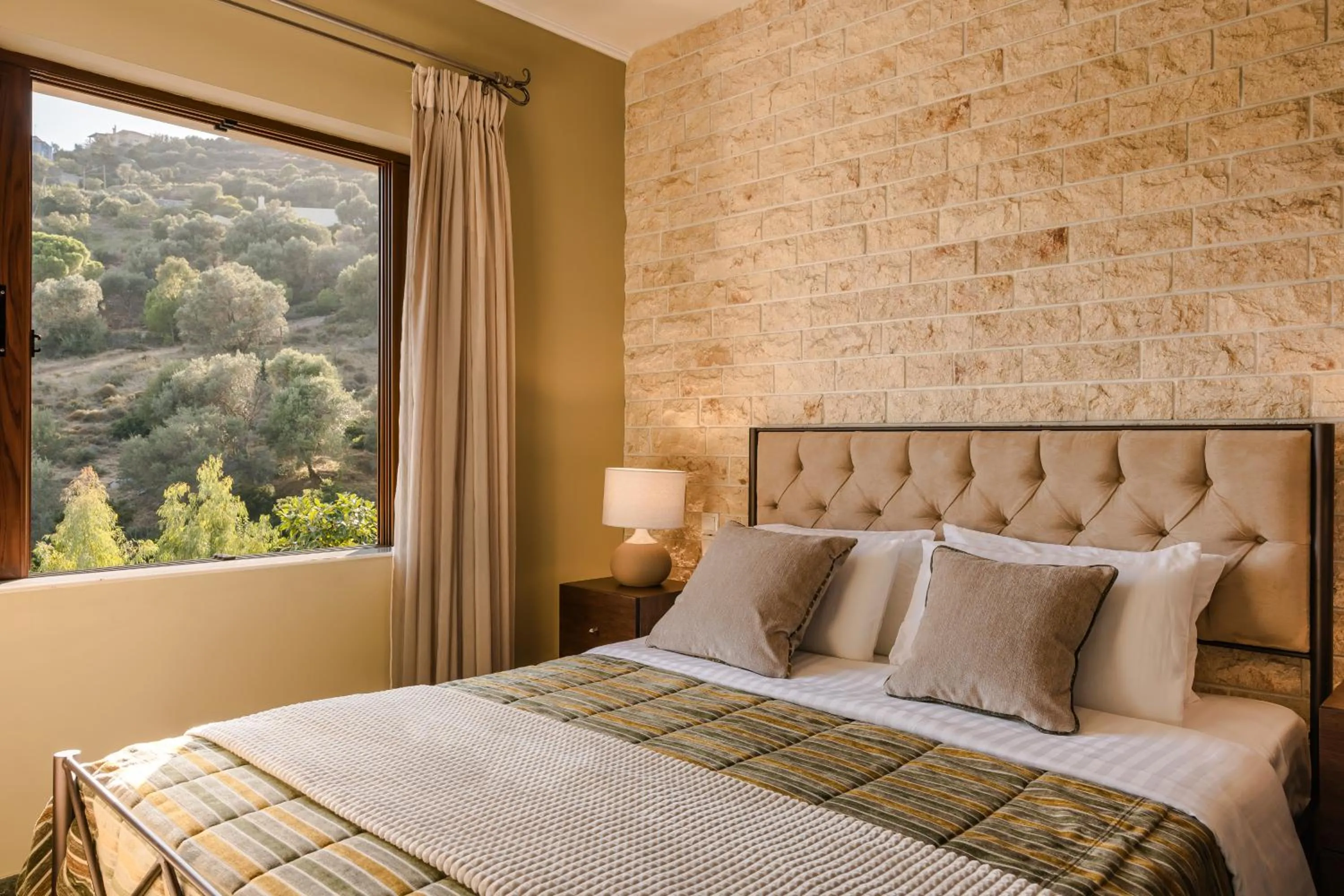 Bed in Paramithenio Village Beach Resort & Spa