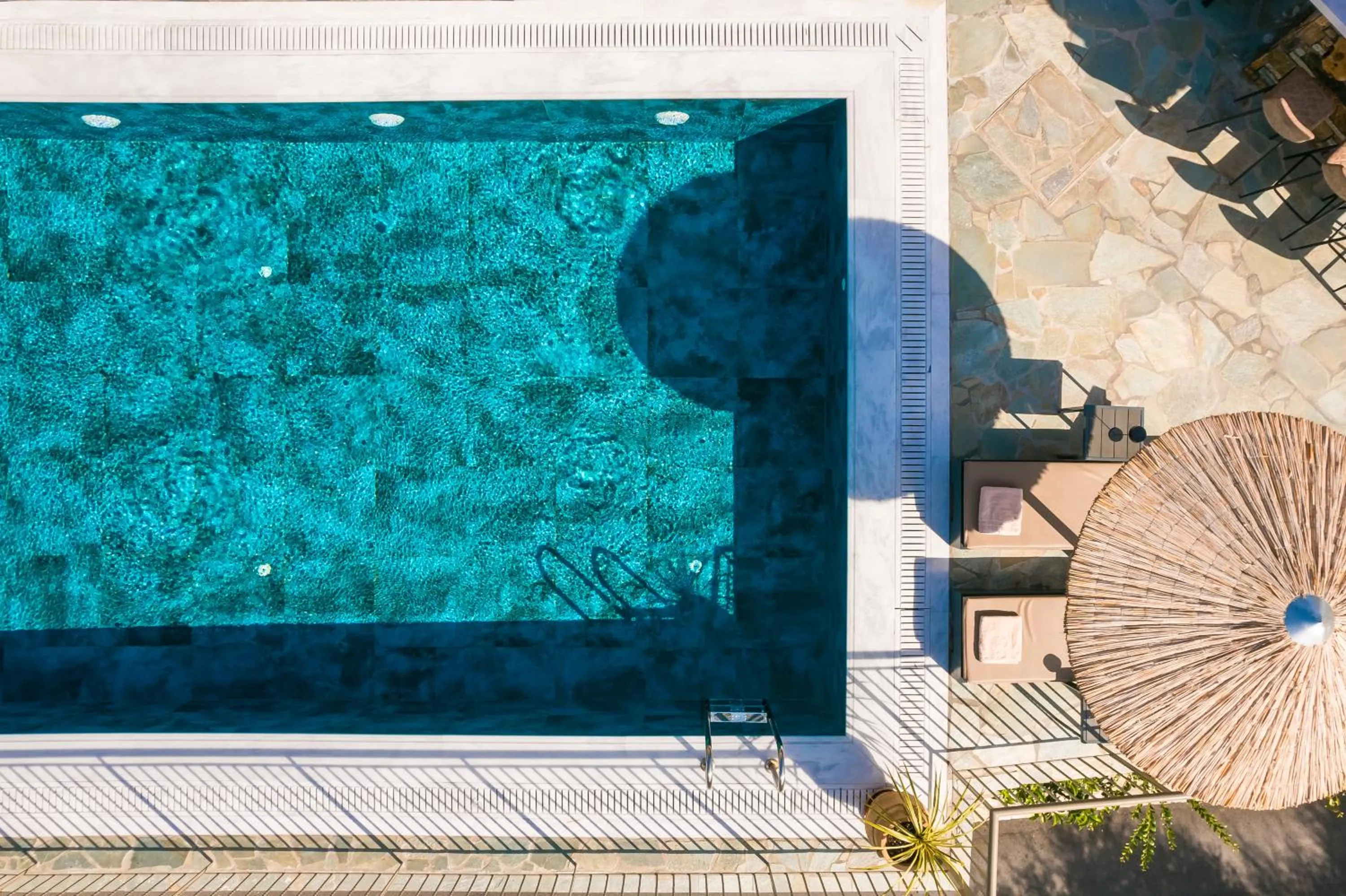 Swimming pool in Paramithenio Village Beach Resort & Spa