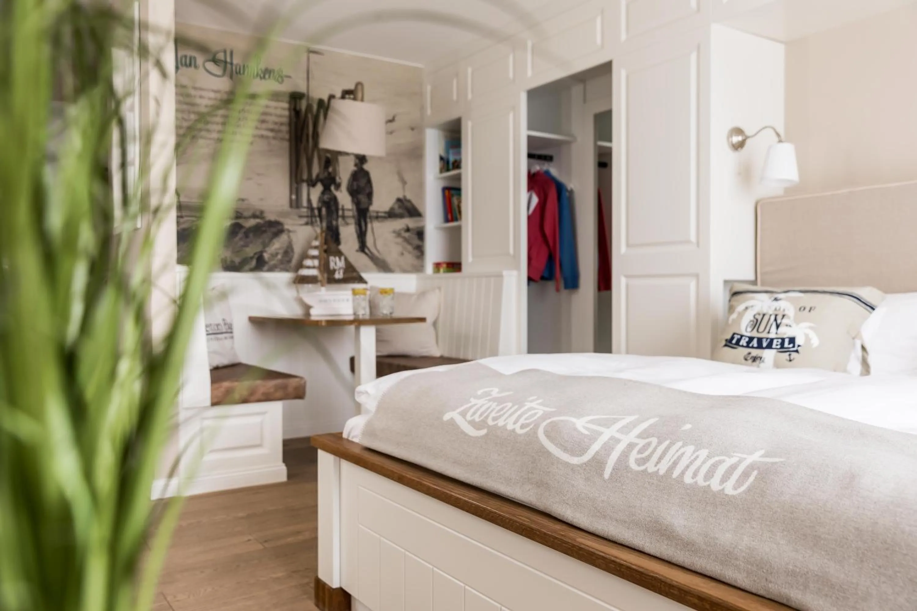 Bed in Hotel Zweite Heimat