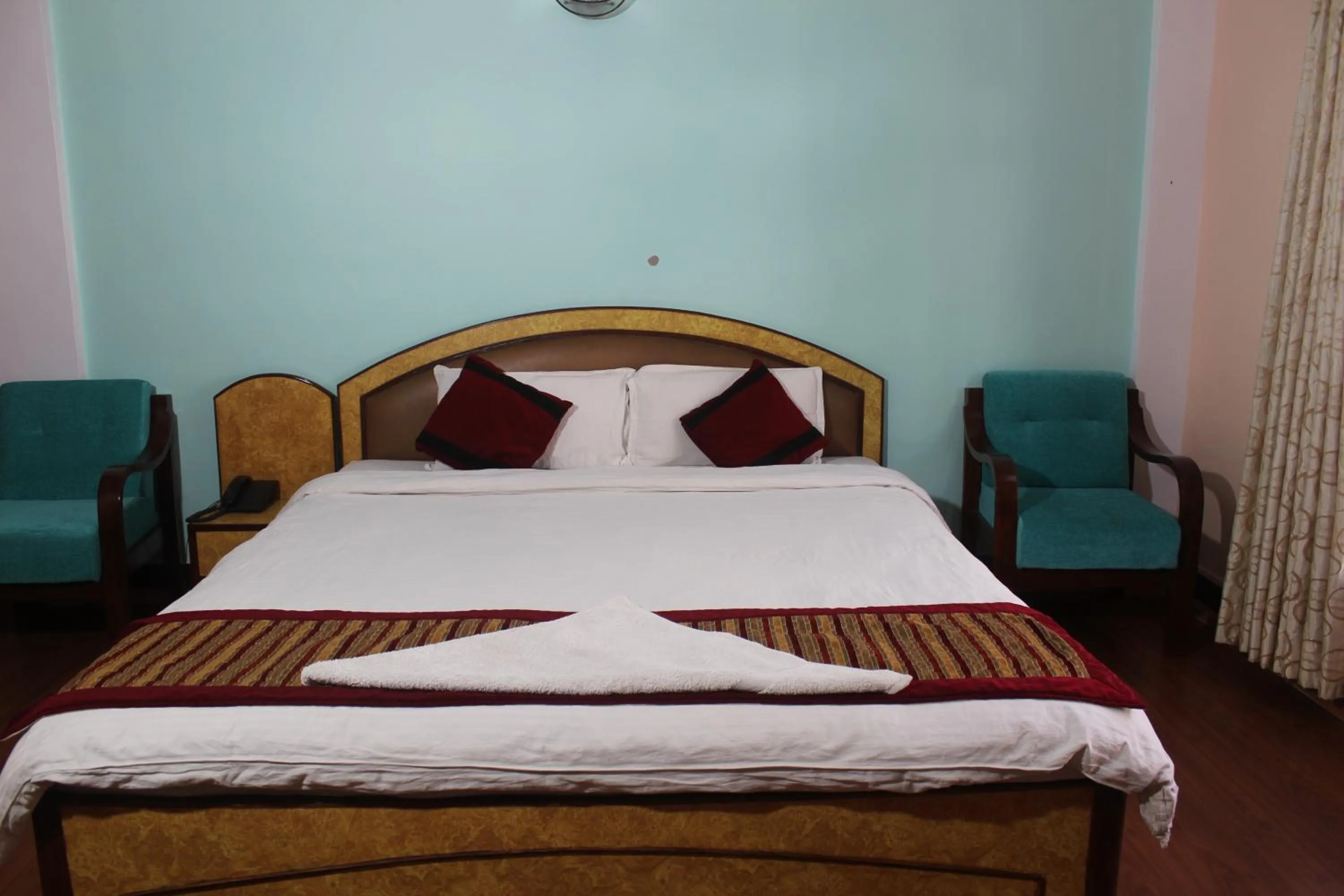 Bedroom, Bed in Hotel Mudkhu Durbar