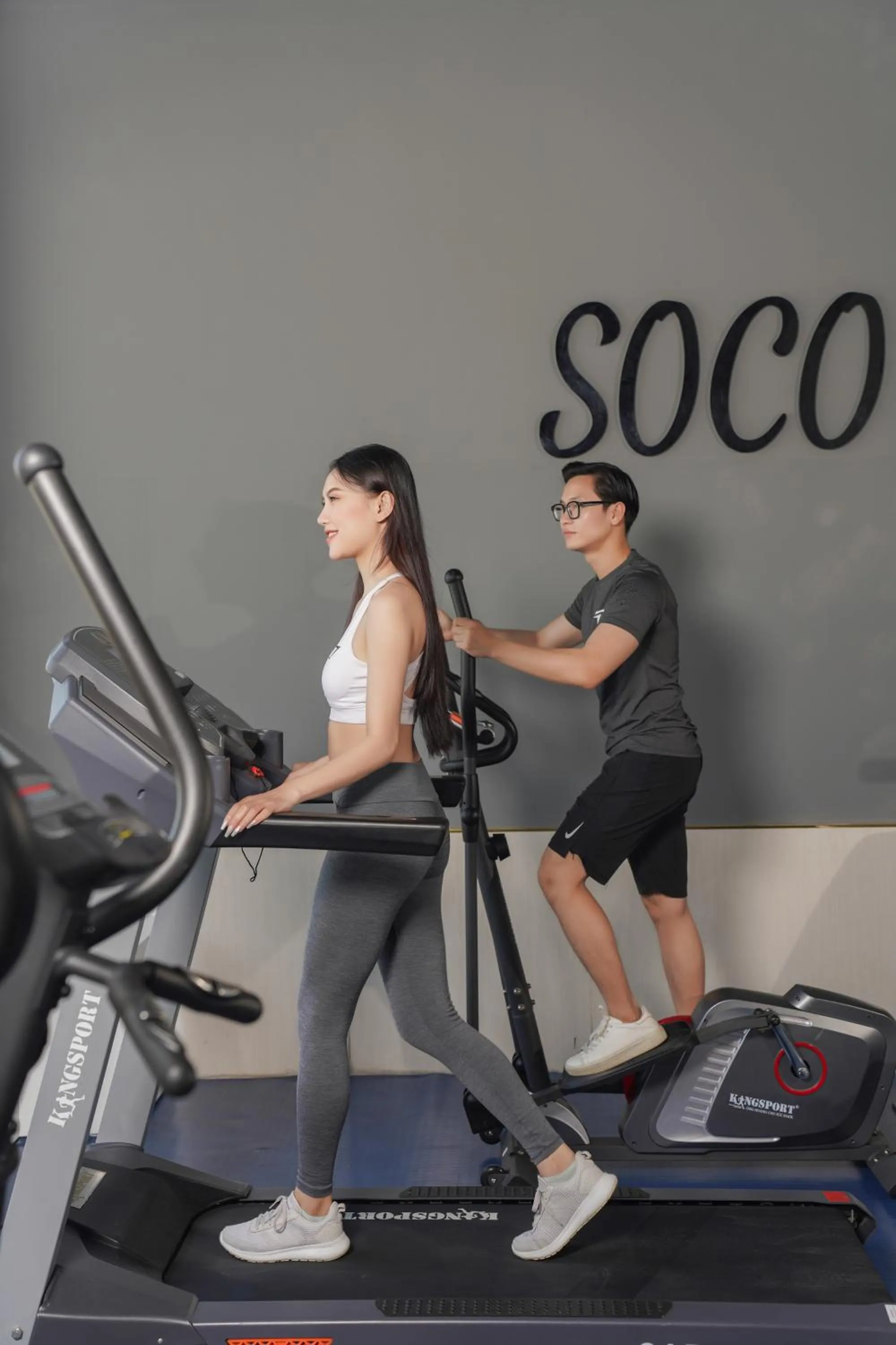 Fitness centre/facilities in Hotel Soco